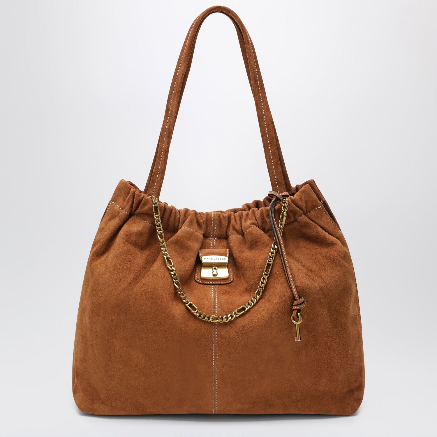 Marc jacobs Copper The Cristina Tote Bag In Suede