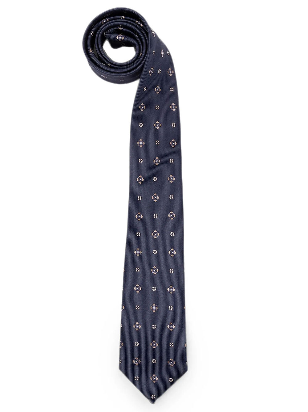 Saint Laurent Cravatta In Jacquard Di Seta