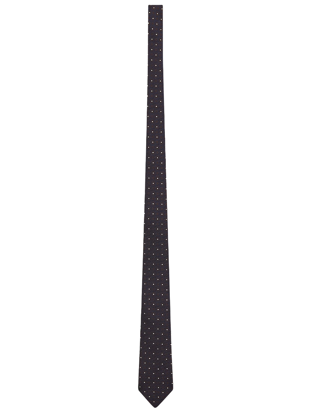 Saint Laurent Cravatta In Jacquard Di Seta