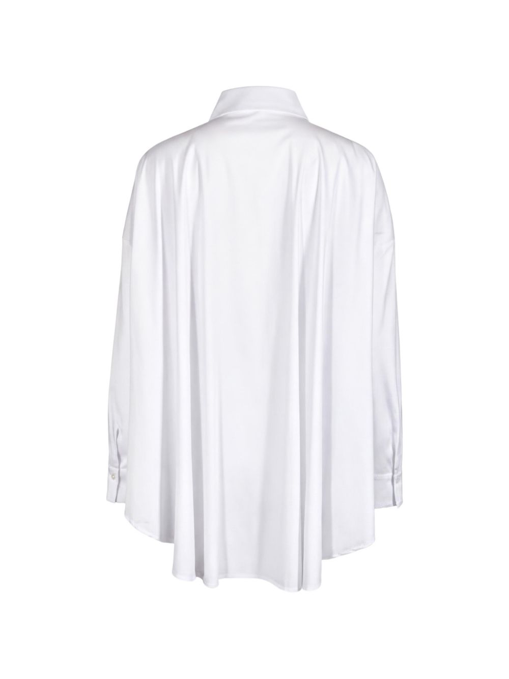 D.Exterior D Exterior White Cotton Polyamide Elasta