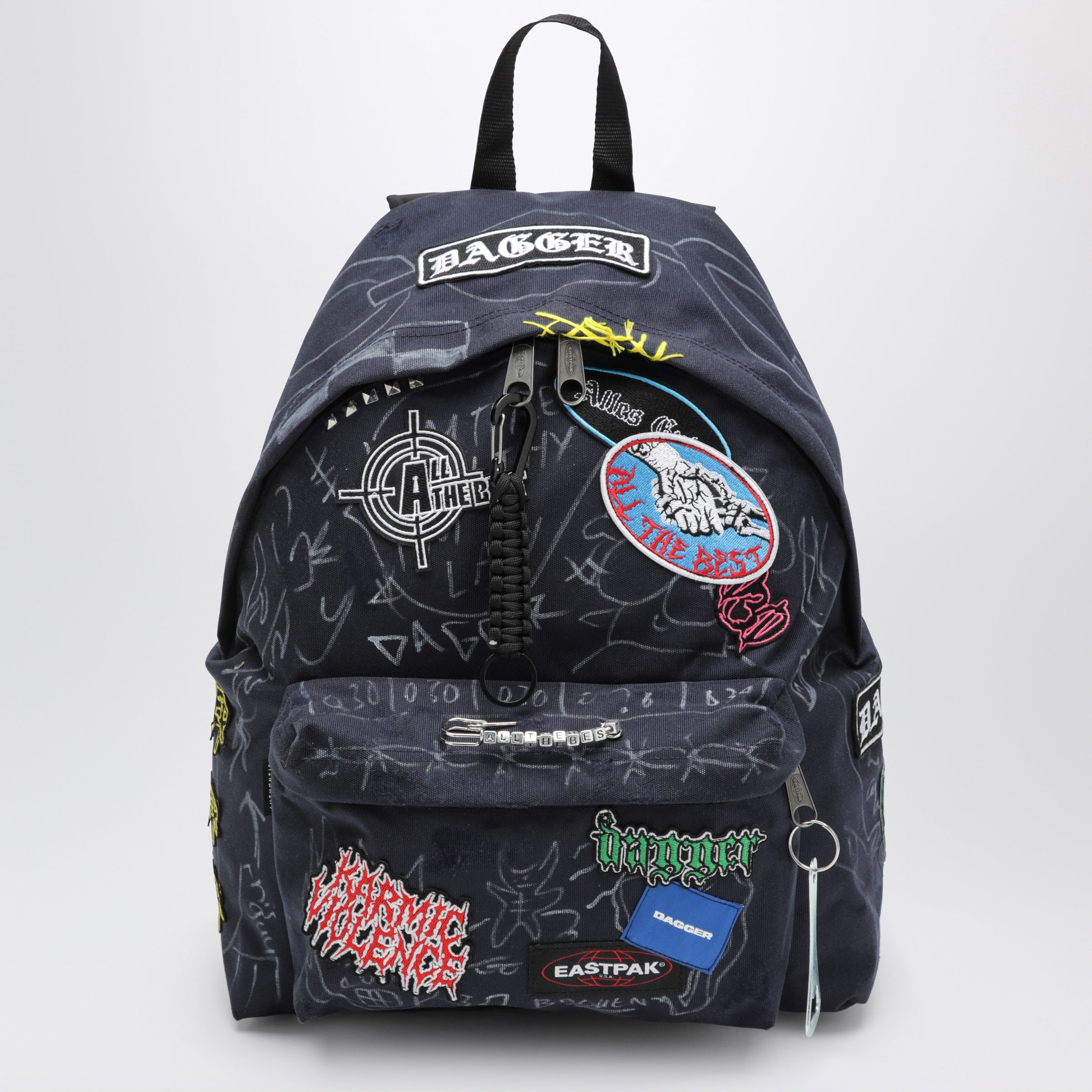 DAGGER x Eastpak Midnight Blue Punk Bag Backpack With Gra
