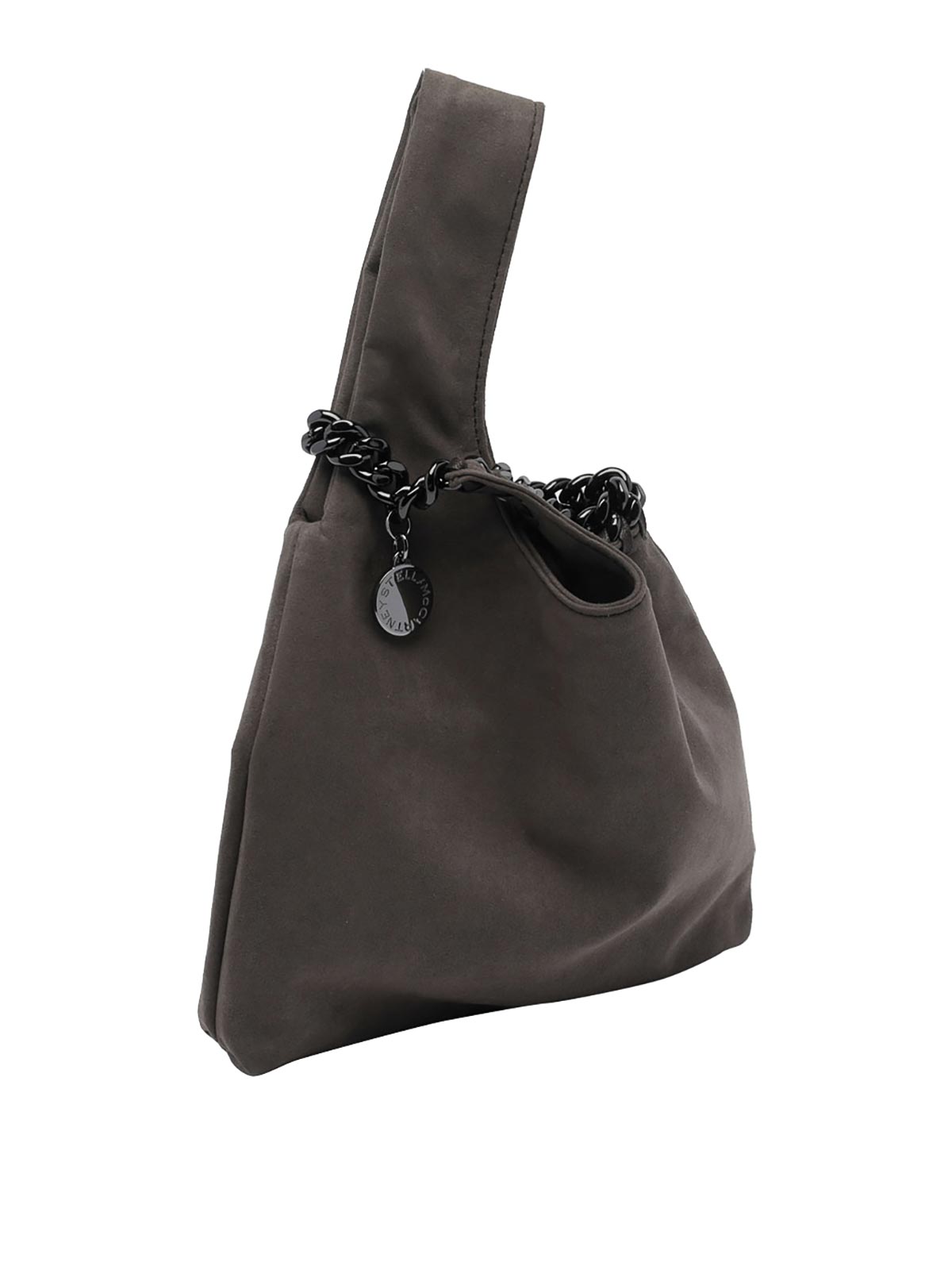 Stella Mccartney Dark Taupe Falabella Wristlet Bag