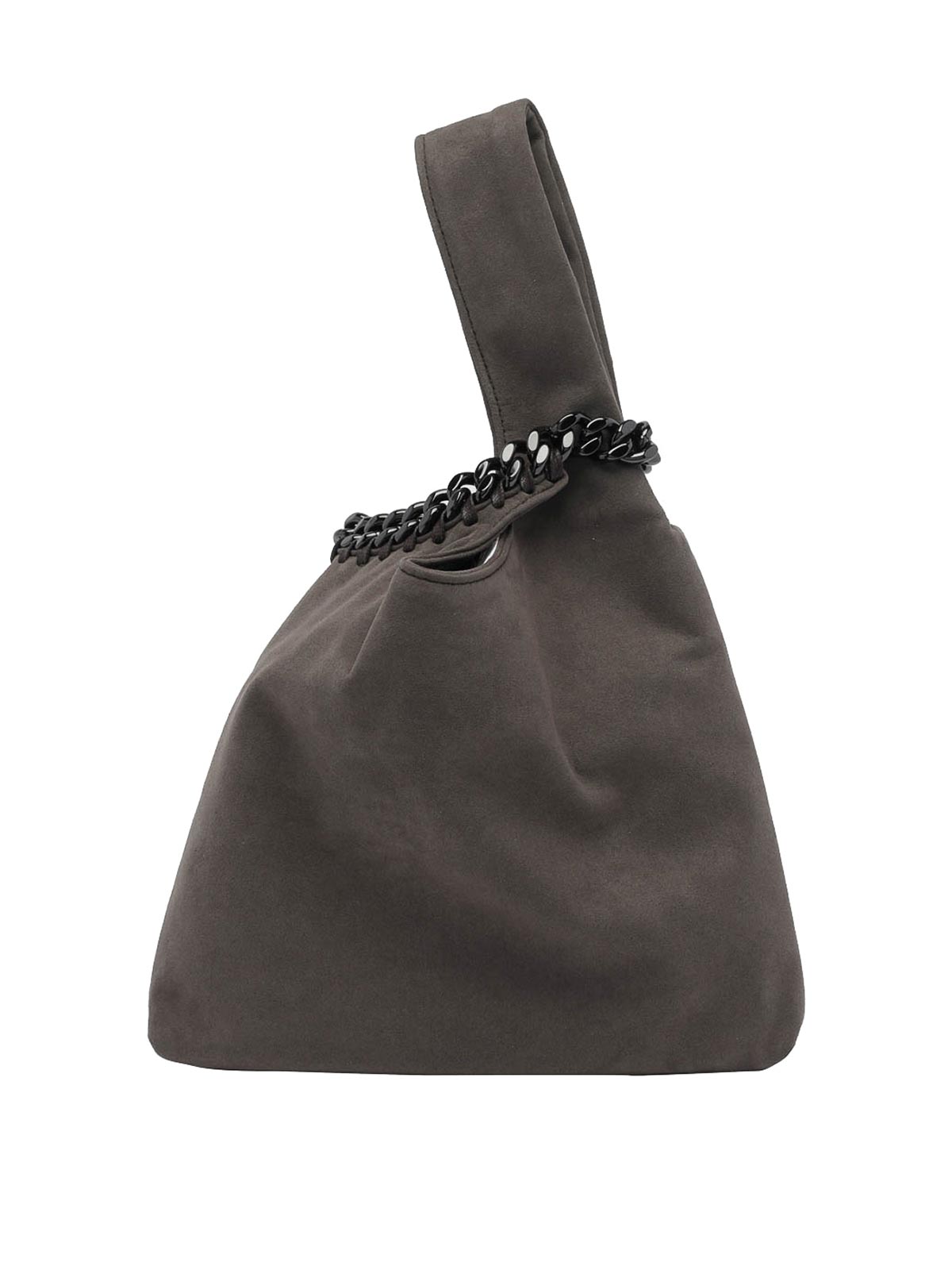 Stella Mccartney Dark Taupe Falabella Wristlet Bag