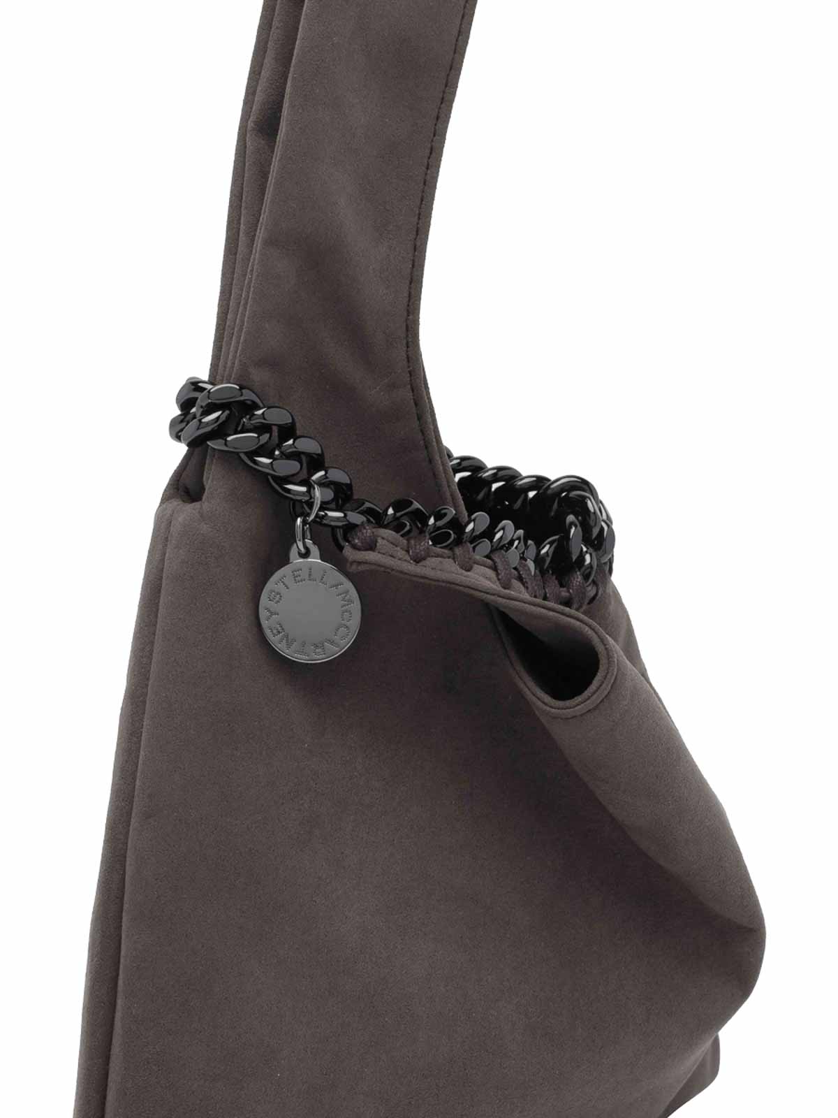Stella Mccartney Dark Taupe Falabella Wristlet Bag