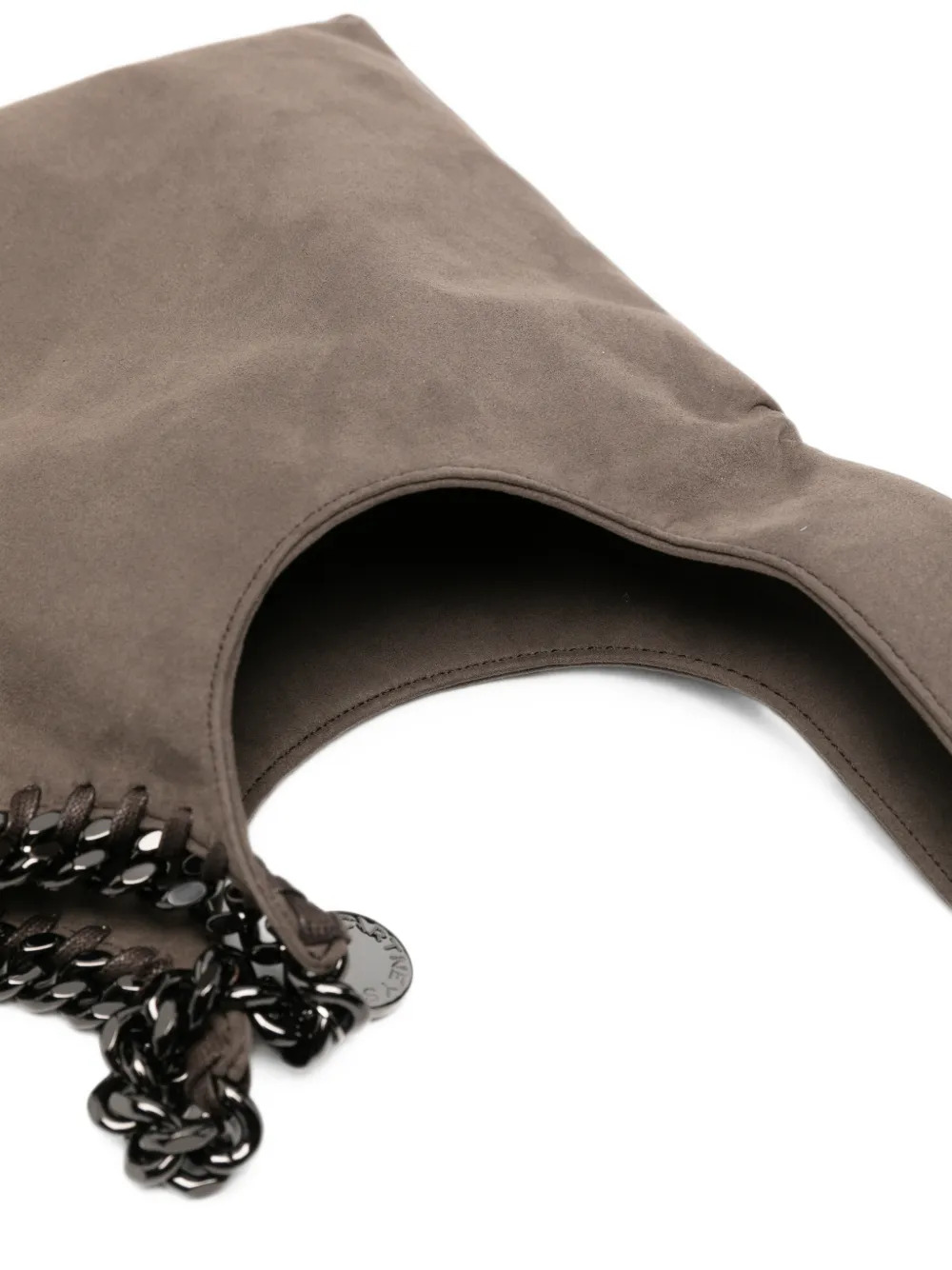 Stella Mccartney Dark Taupe Falabella Wristlet Bag
