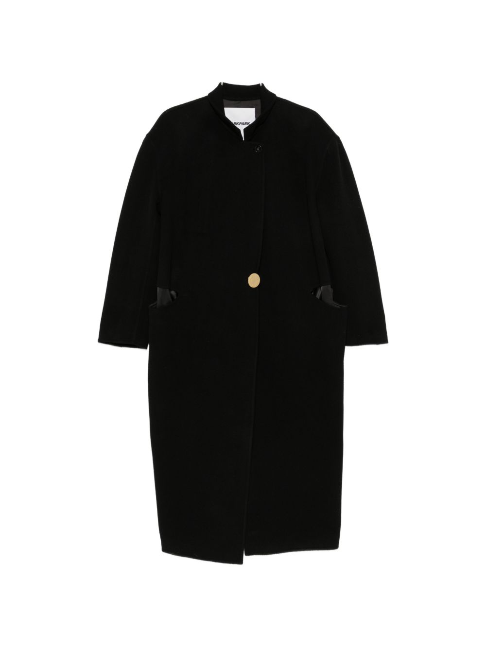 Darkpark Black Wool Cashmere Coat
