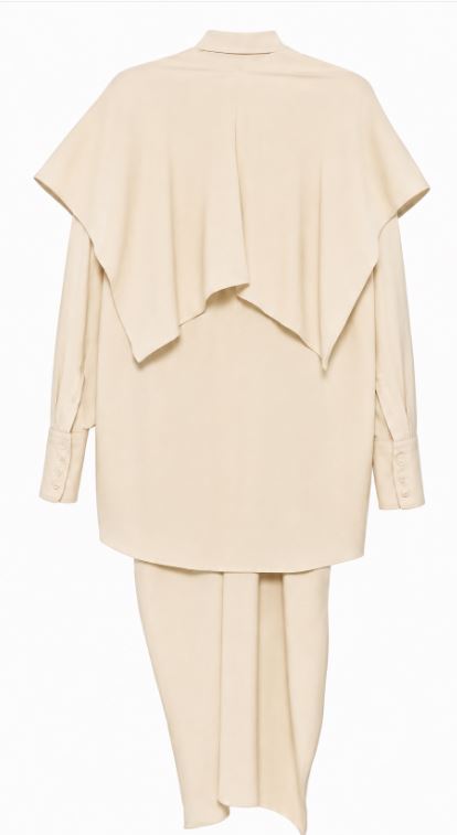 Darkpark White Wool Cashmere Scarf