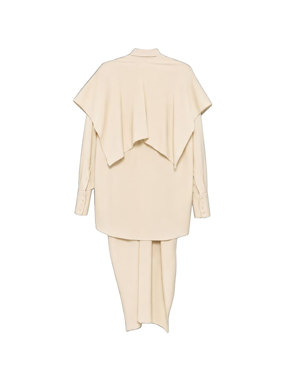 Darkpark White Wool Cashmere Scarf