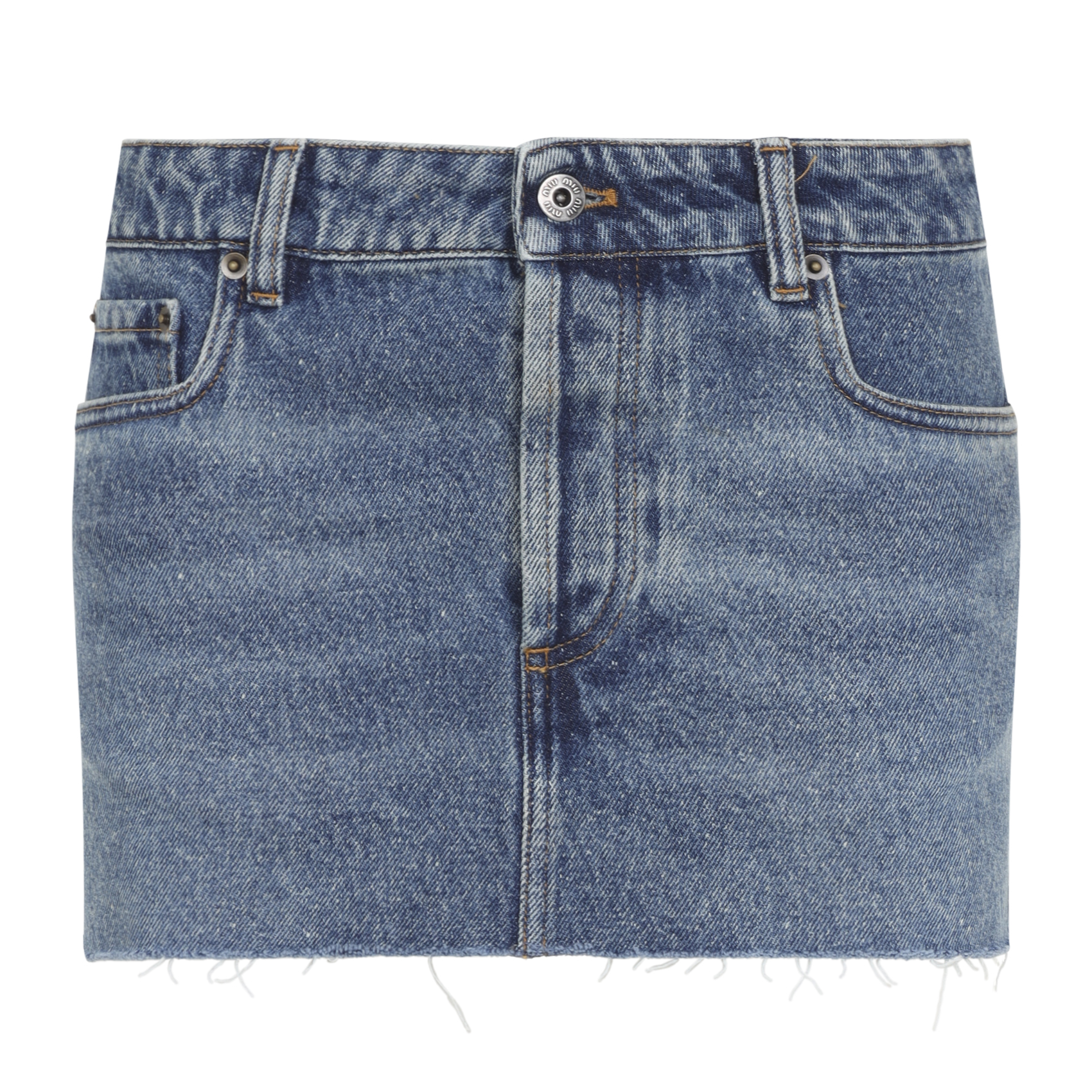 Miu Miu Denim Mini Skirt