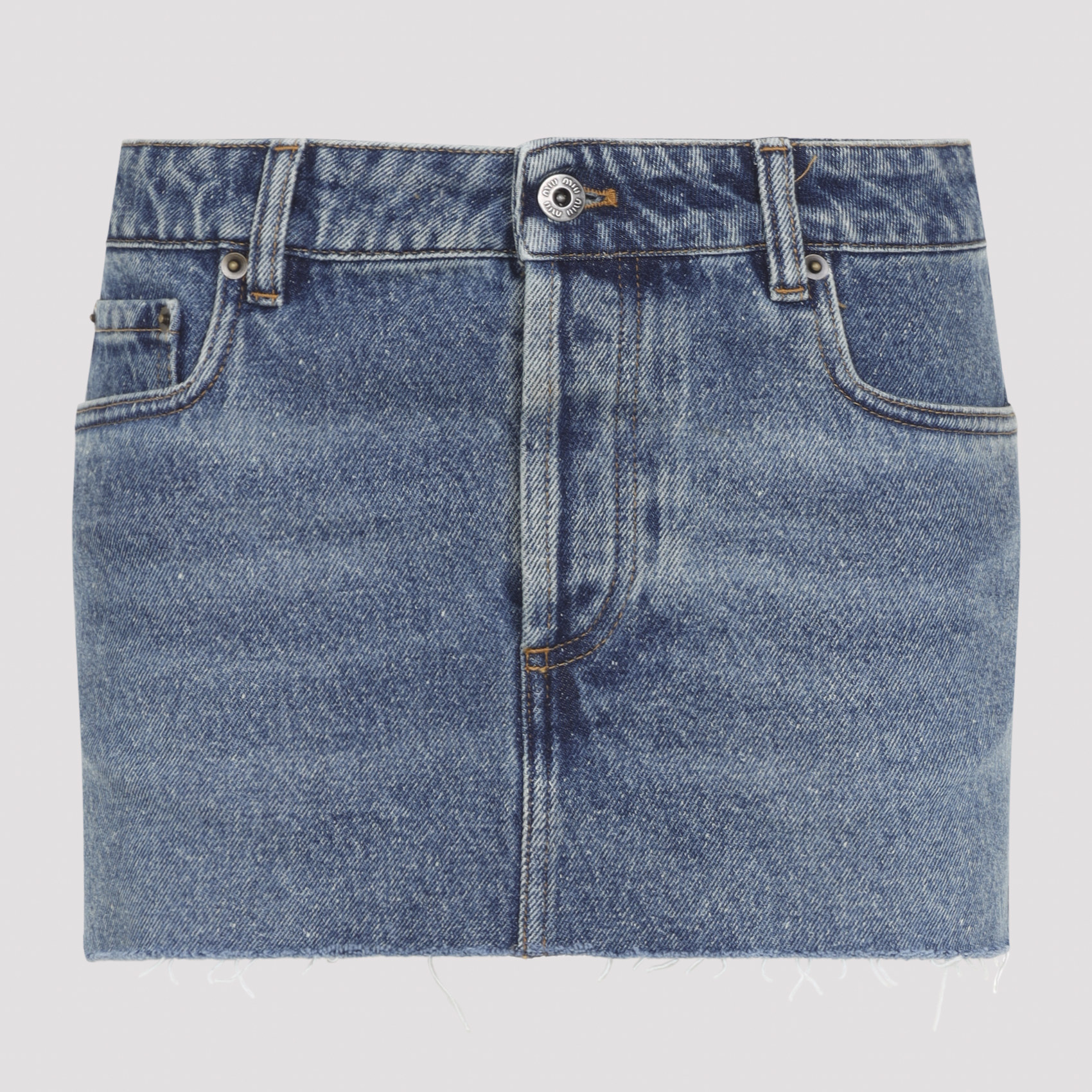 Miu Miu Denim Mini Skirt