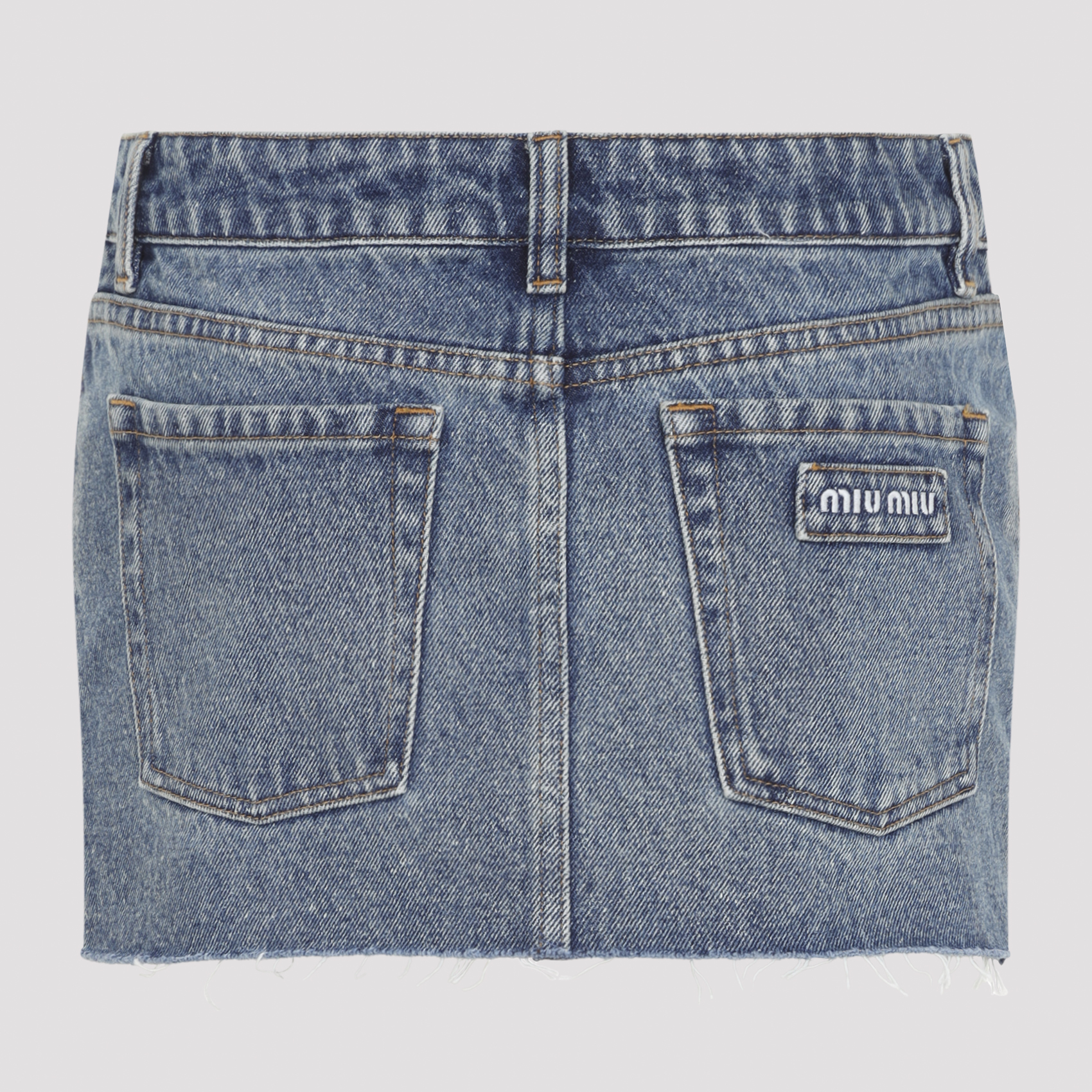 Miu Miu Denim Mini Skirt
