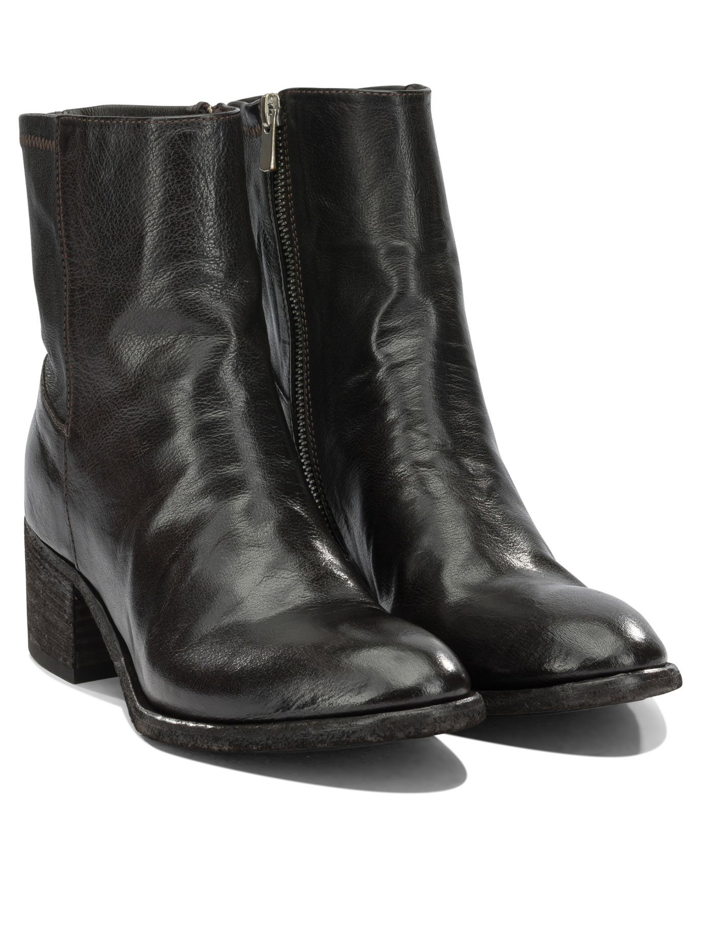 Officine Creative "Denner 127" Ankle Boots With Zipper