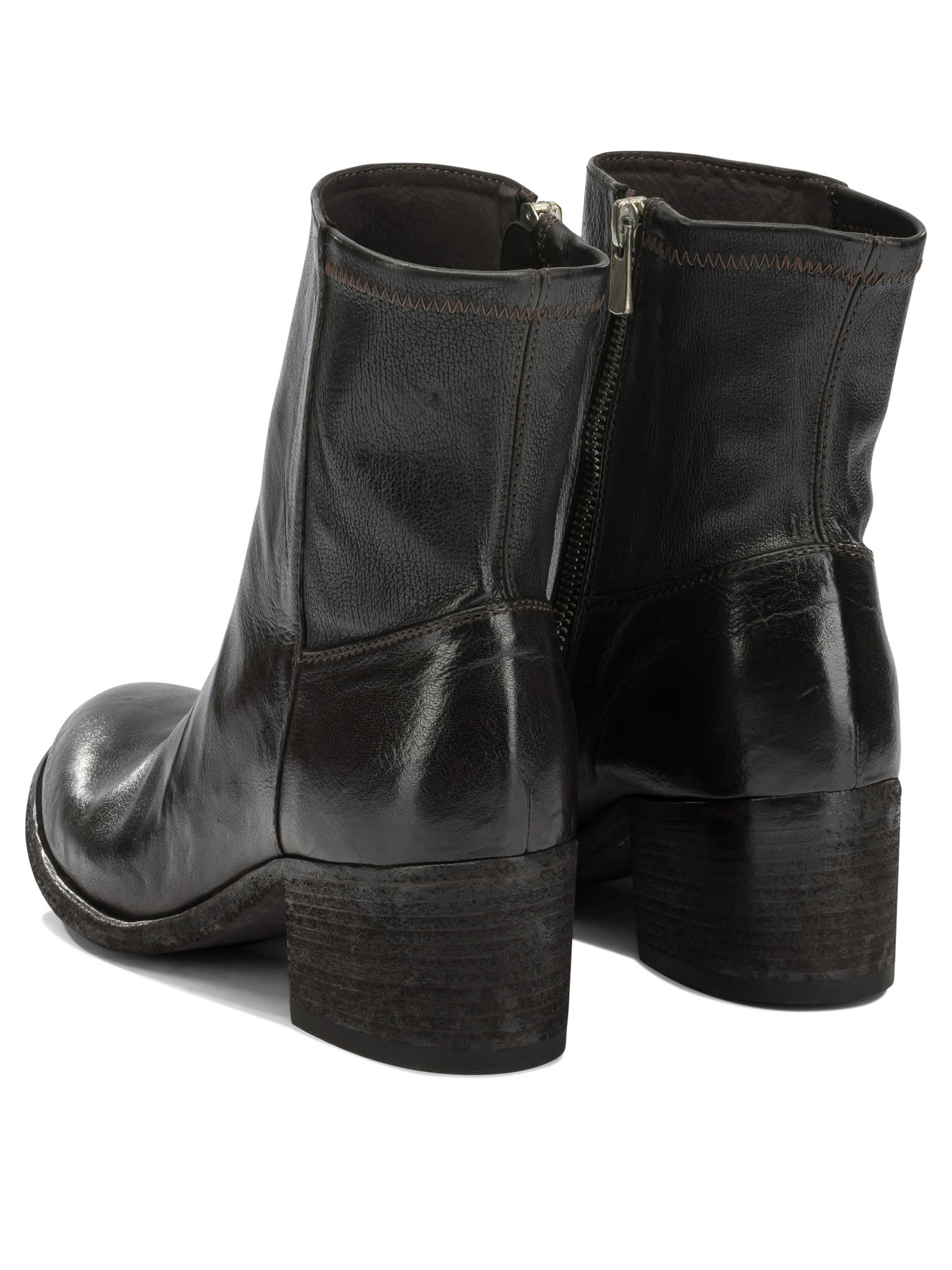Officine Creative "Denner 127" Ankle Boots With Zipper