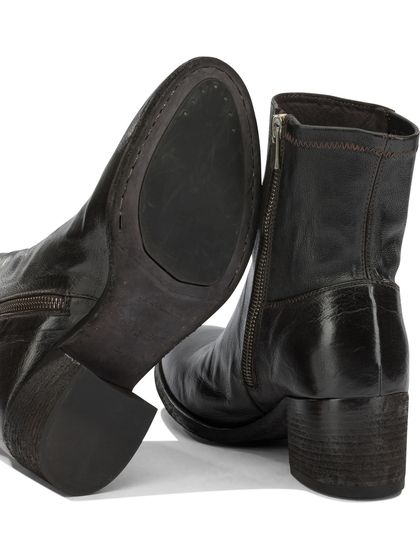 Officine Creative "Denner 127" Ankle Boots With Zipper
