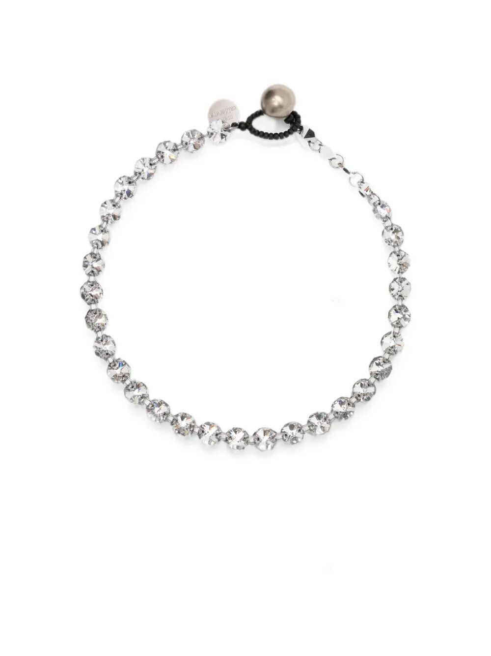 Maria Calderara Diamond Crystal Choker Necklace