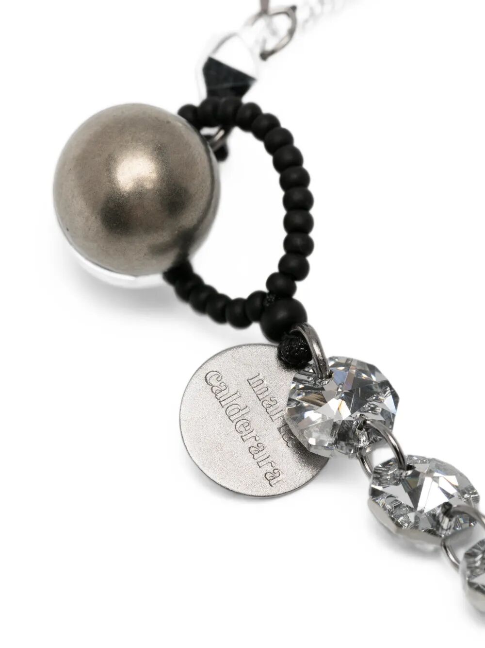Maria Calderara Diamond Crystal Choker Necklace