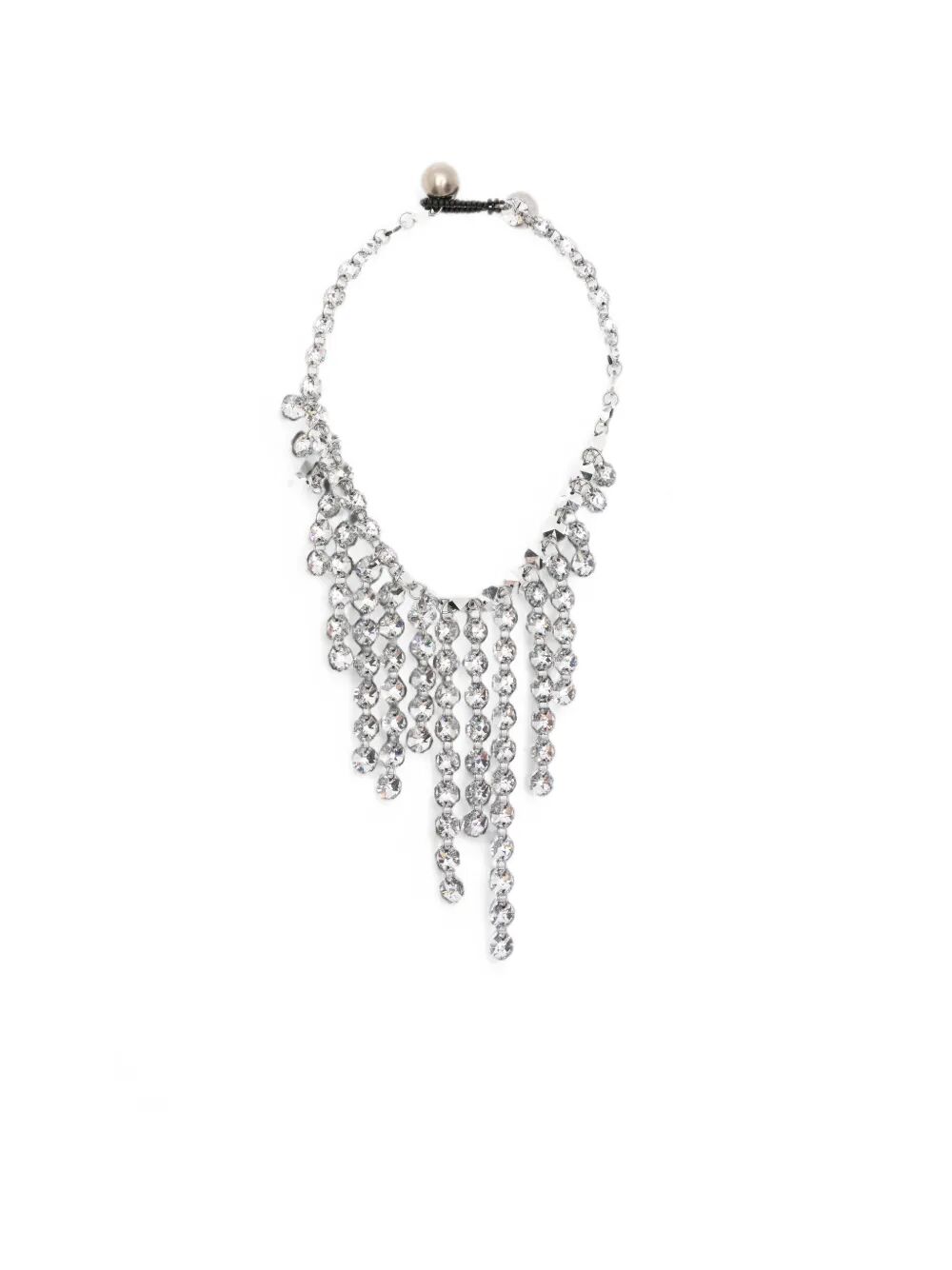Maria Calderara Diamond Crystal Long Necklace
