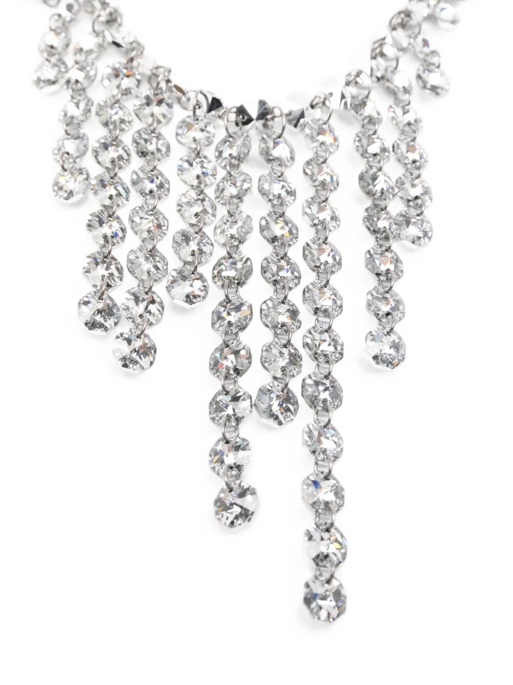 Maria Calderara Diamond Crystal Long Necklace