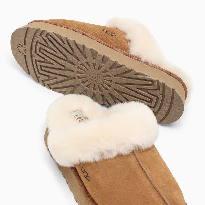 Ugg Disquette Slippers In Chestnut