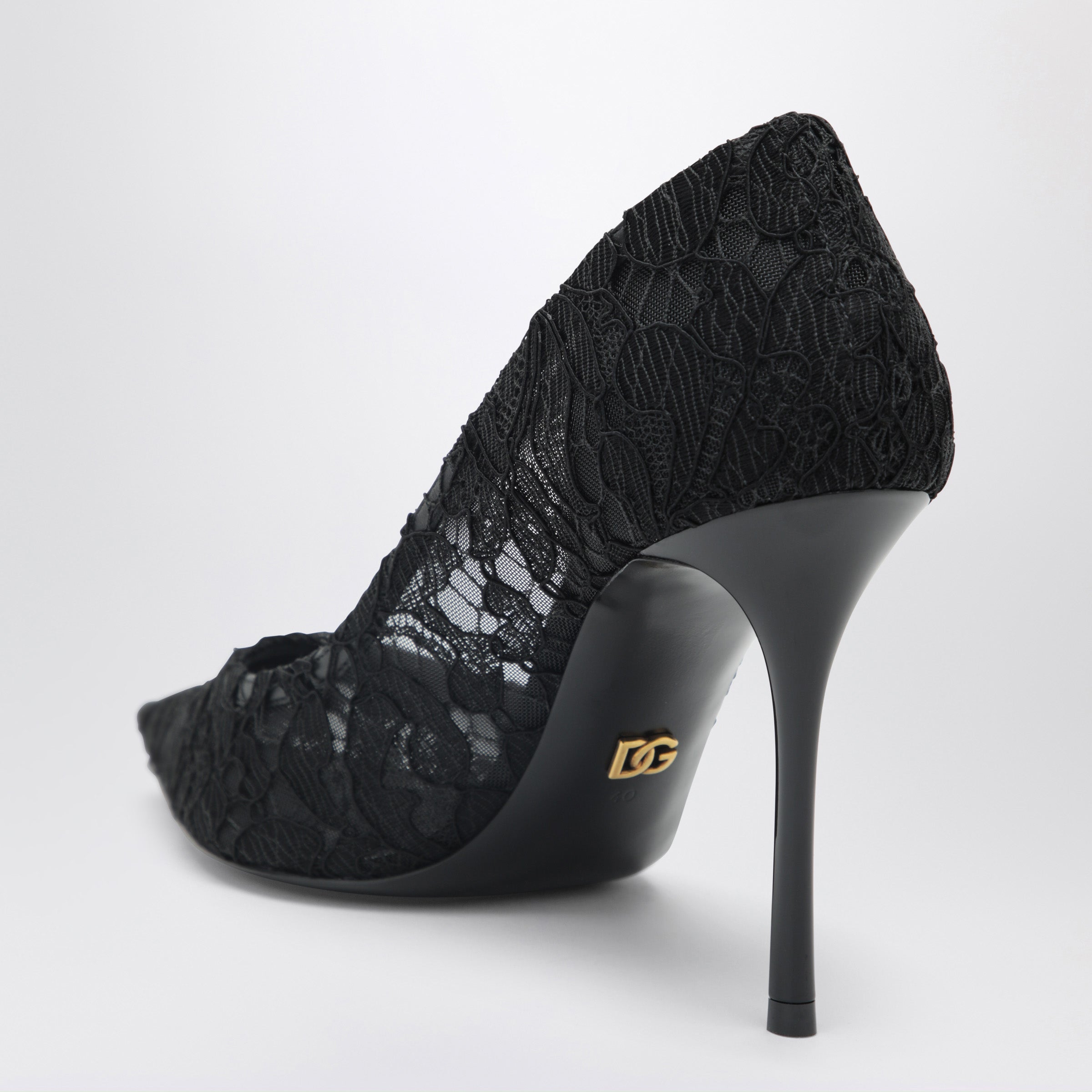 Dolce Gabbana Dolce&Gabbana Black Lace Décolleté