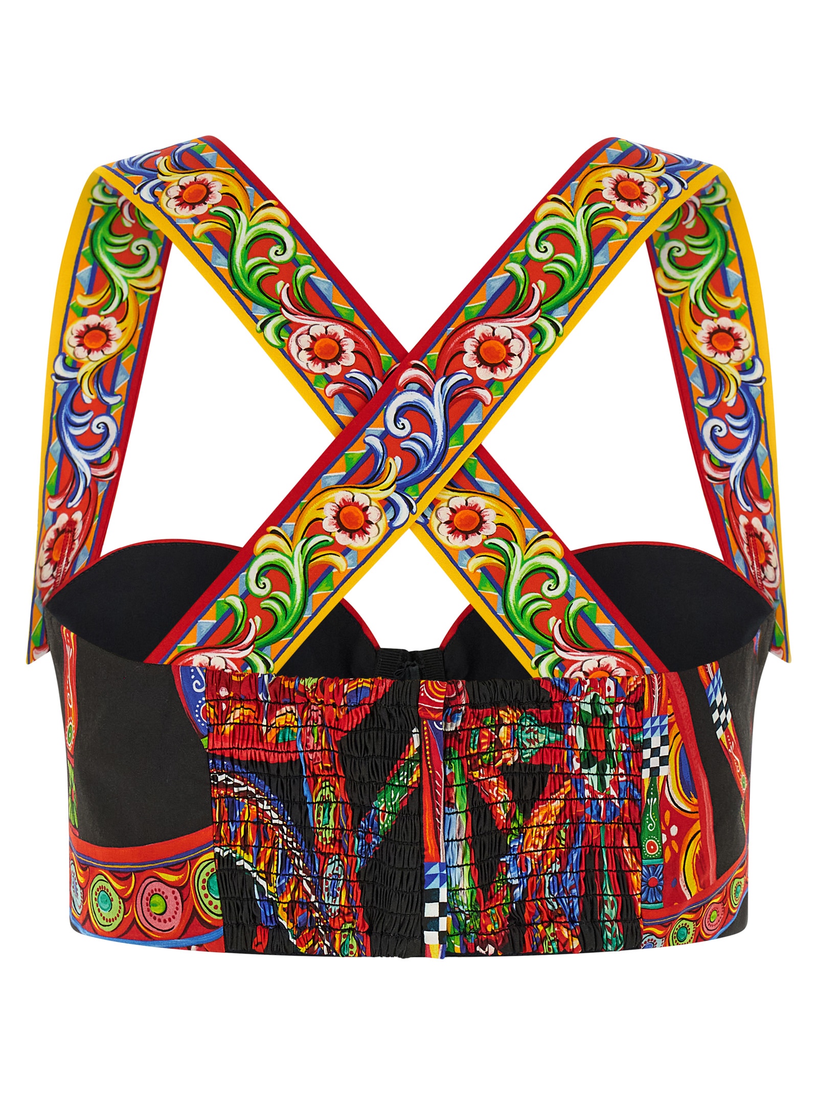 Dolce Gabbana Dolce & Gabbana 'Carretto' Bustier Top