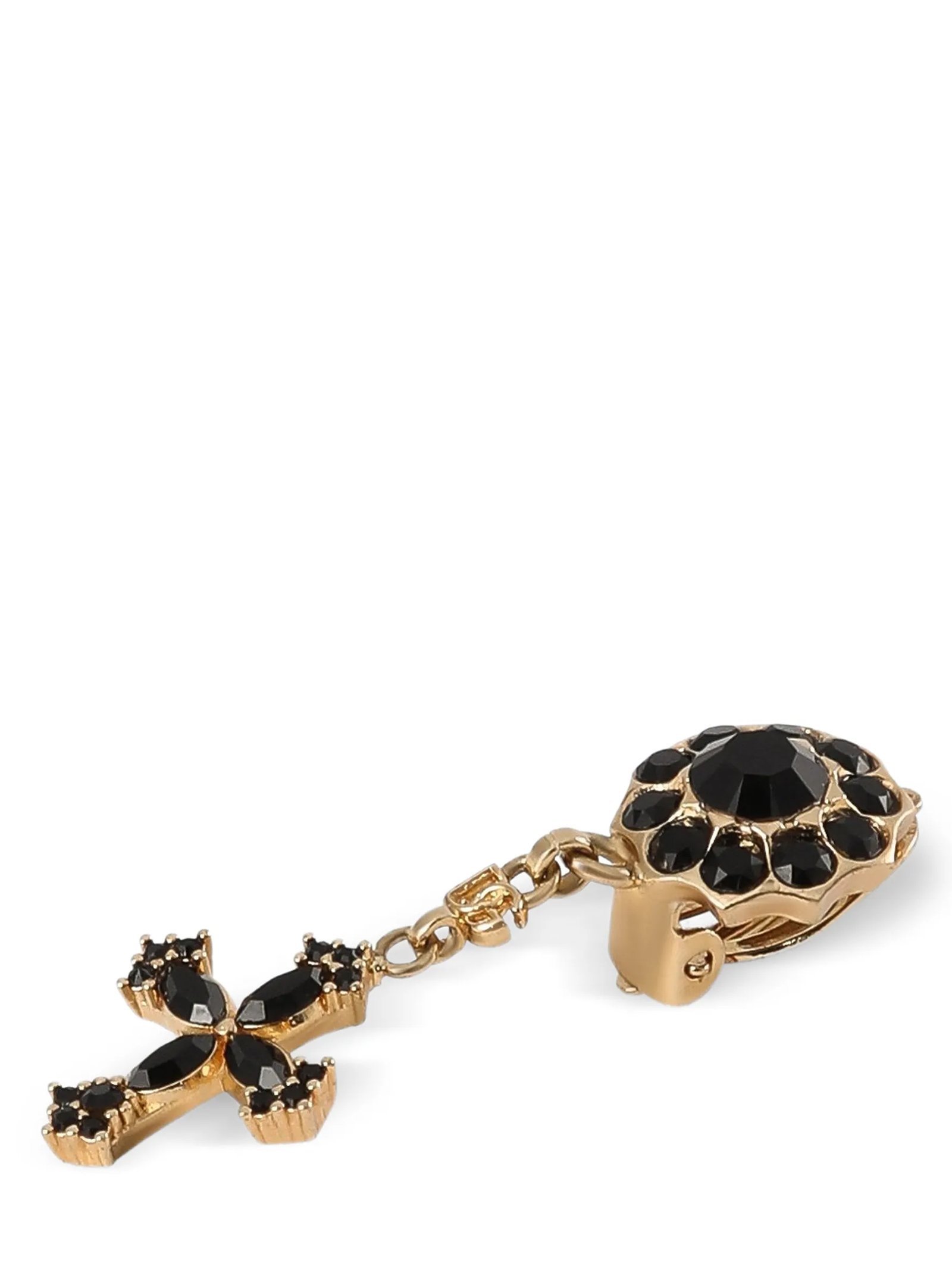 Dolce Gabbana Dolce & Gabbana Cross Pendant Earrings
