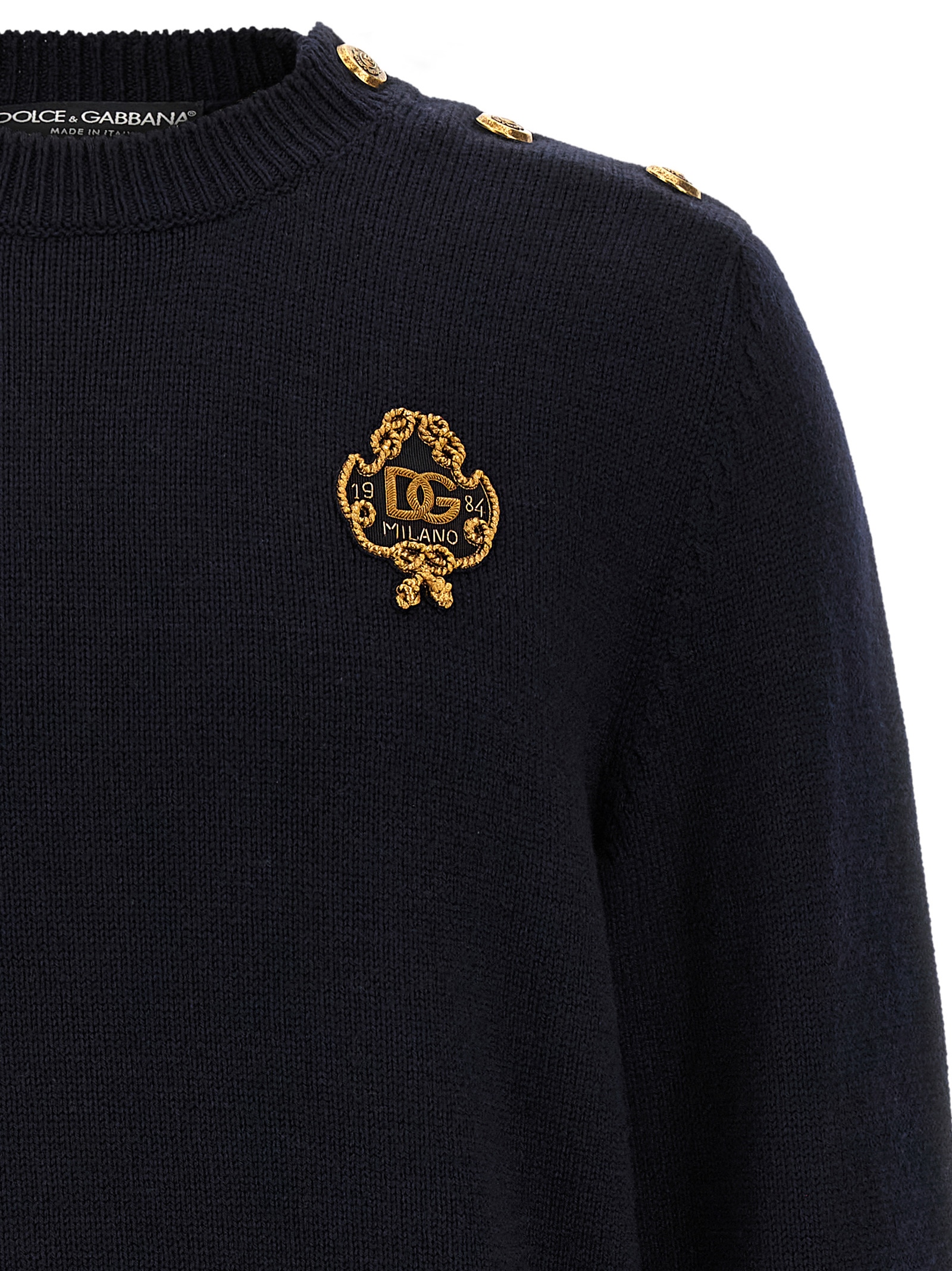 Dolce Gabbana Dolce & Gabbana Embroidered Coat Of Arms