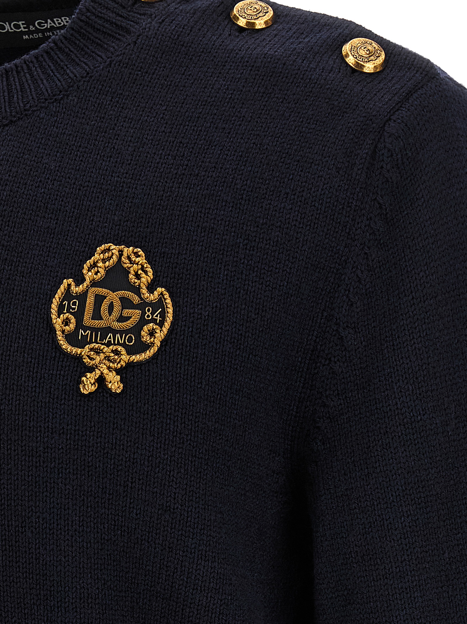 Dolce Gabbana Dolce & Gabbana Embroidered Coat Of Arms