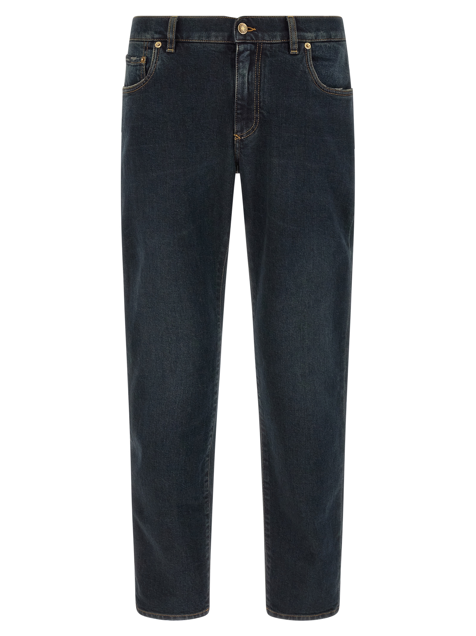 Dolce Gabbana Dolce & Gabbana Logo Plaque Jeans