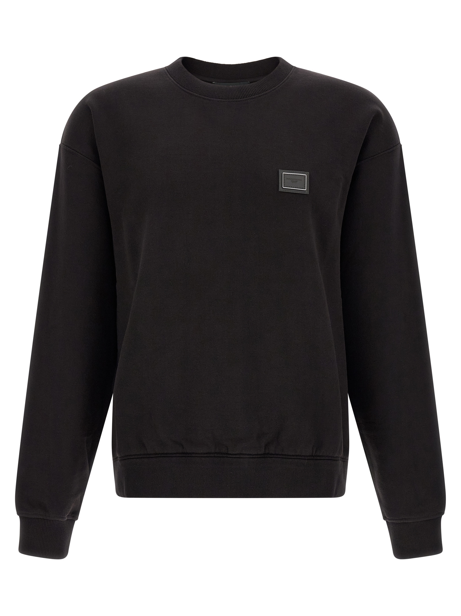 Dolce Gabbana Dolce & Gabbana Logo Plaque Sweatshirt