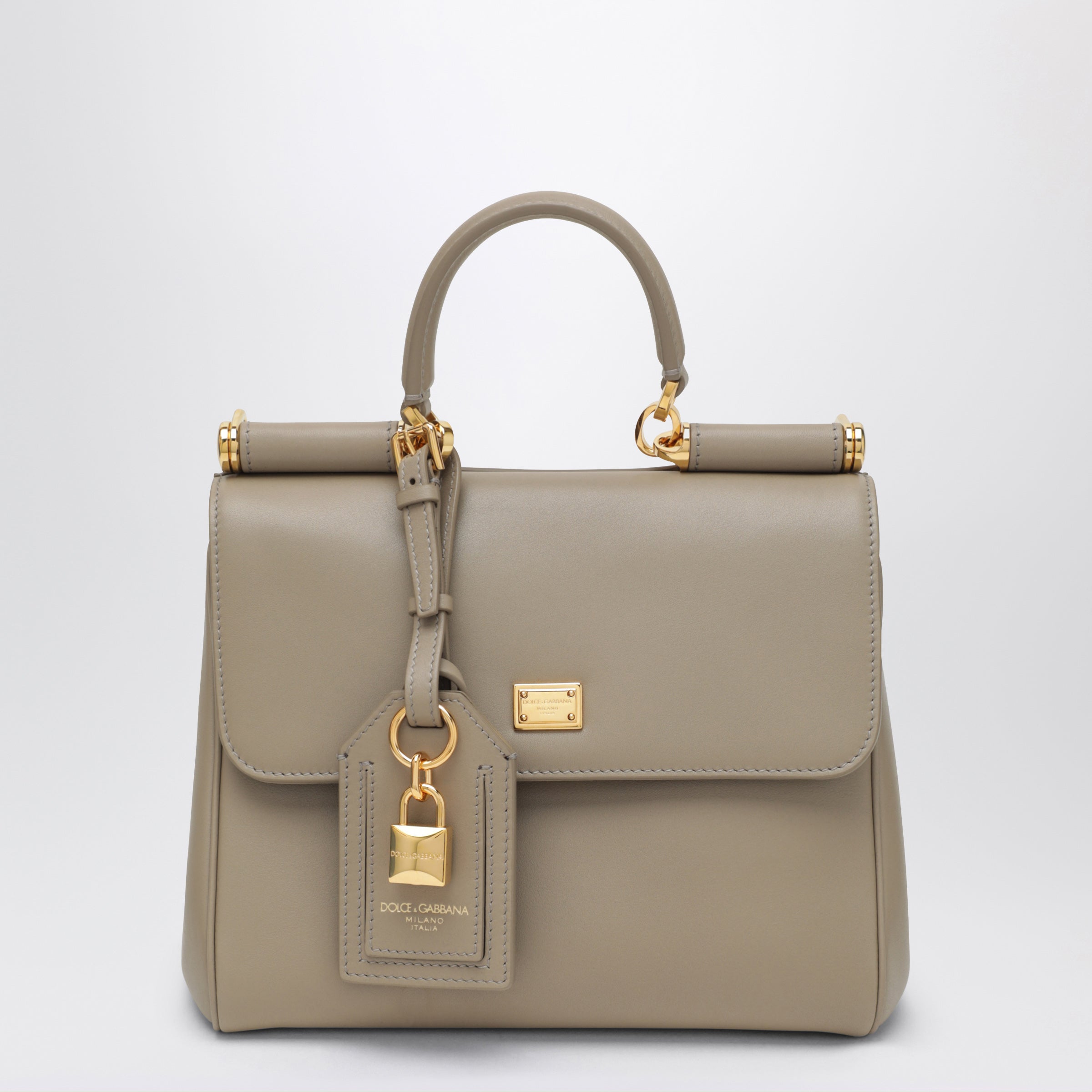 Dolce&Gabbana Shoulder Bag My Sicily In Black Leather