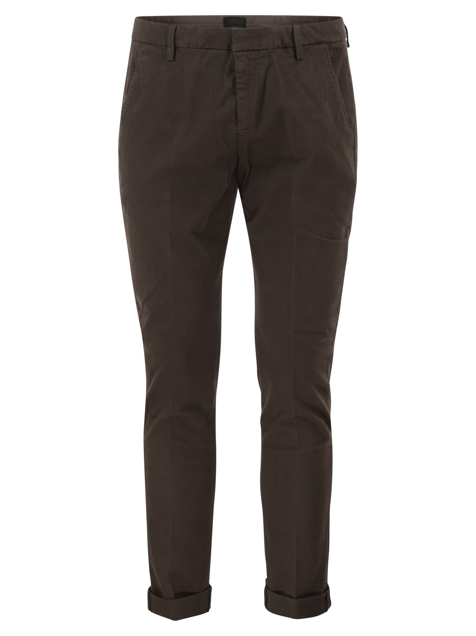 Dondup Gaubert - Slim-Fit Gabardine Trousers