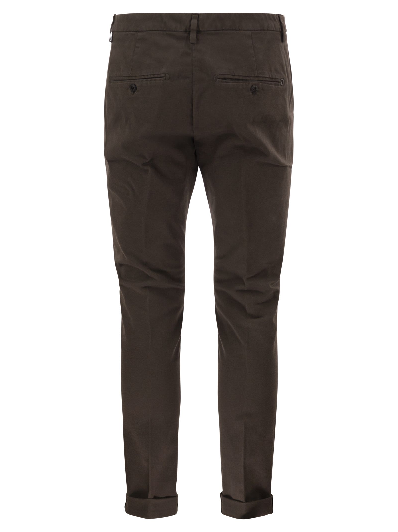 Dondup Gaubert - Slim-Fit Gabardine Trousers