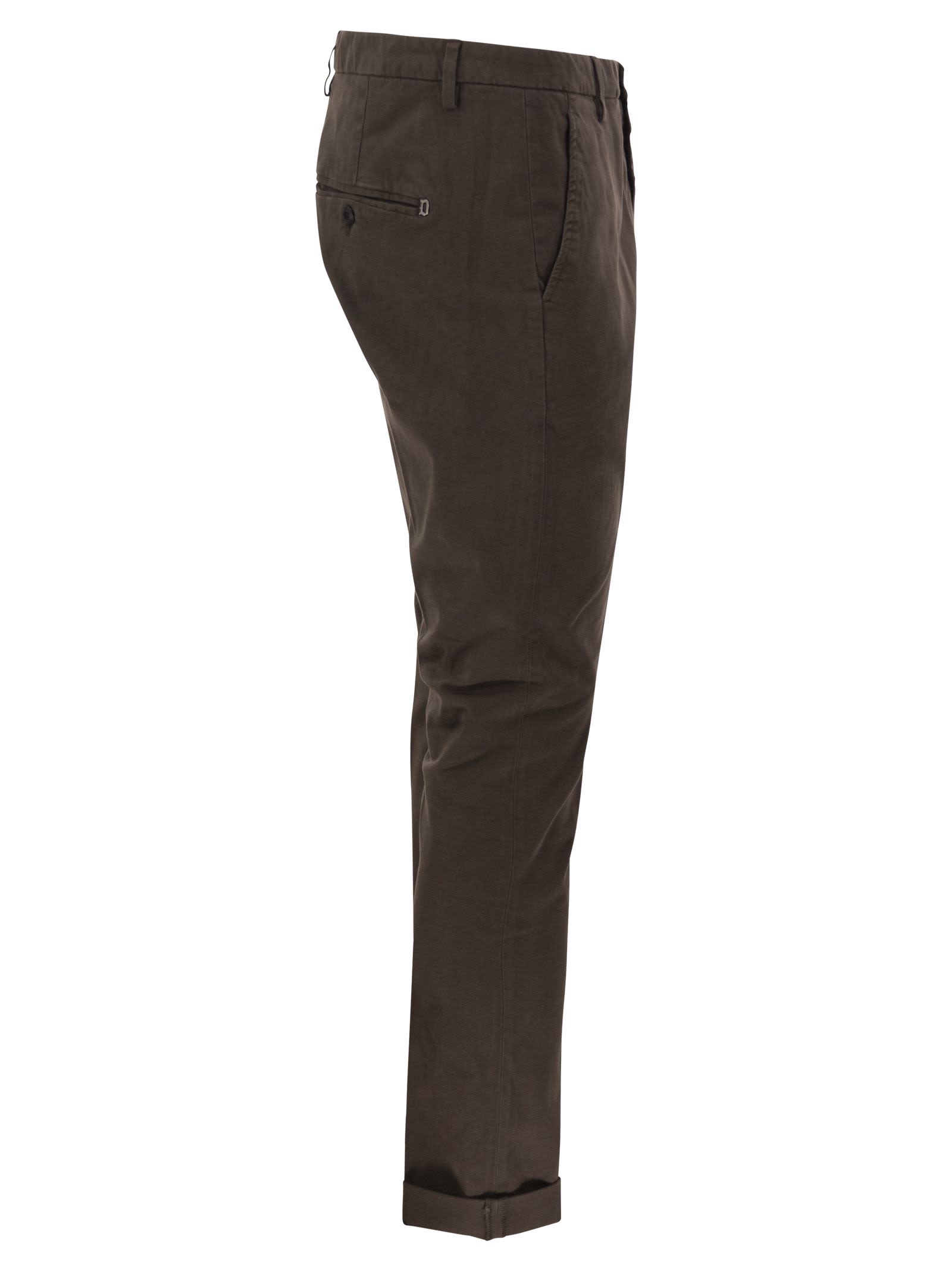 Dondup Gaubert - Slim-Fit Gabardine Trousers