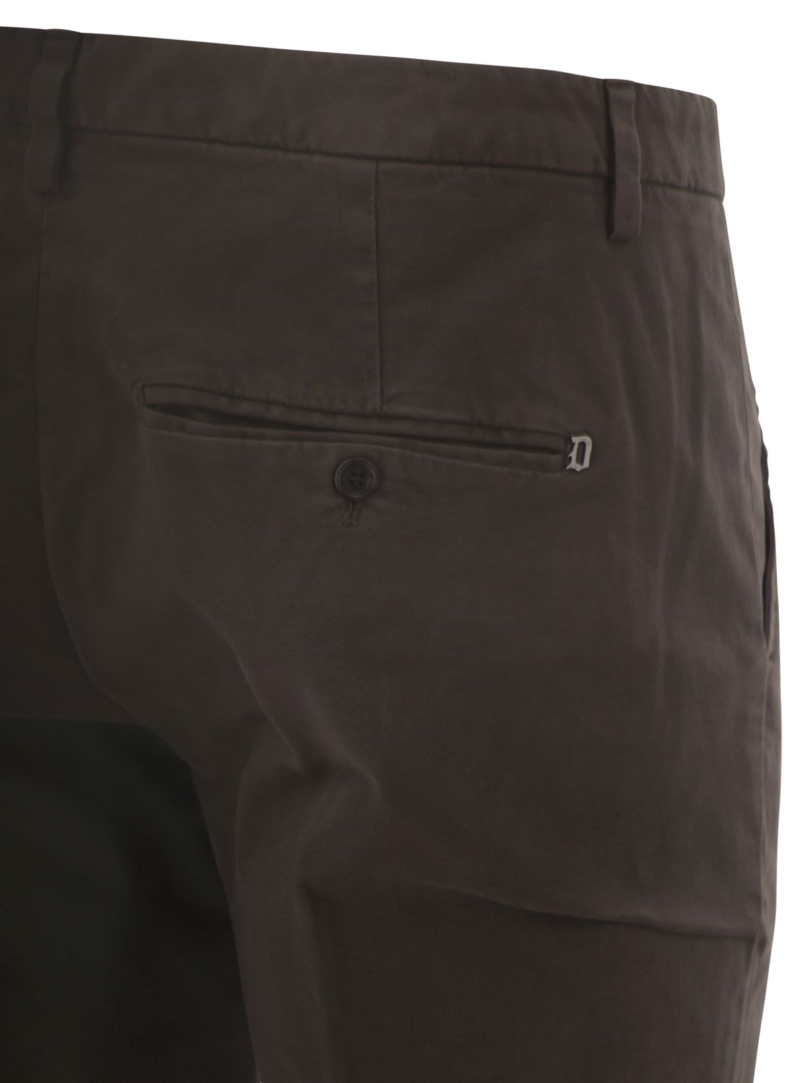 Dondup Gaubert - Slim-Fit Gabardine Trousers