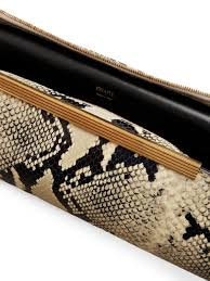Khaite Donna Baguette Natural Piton Bag