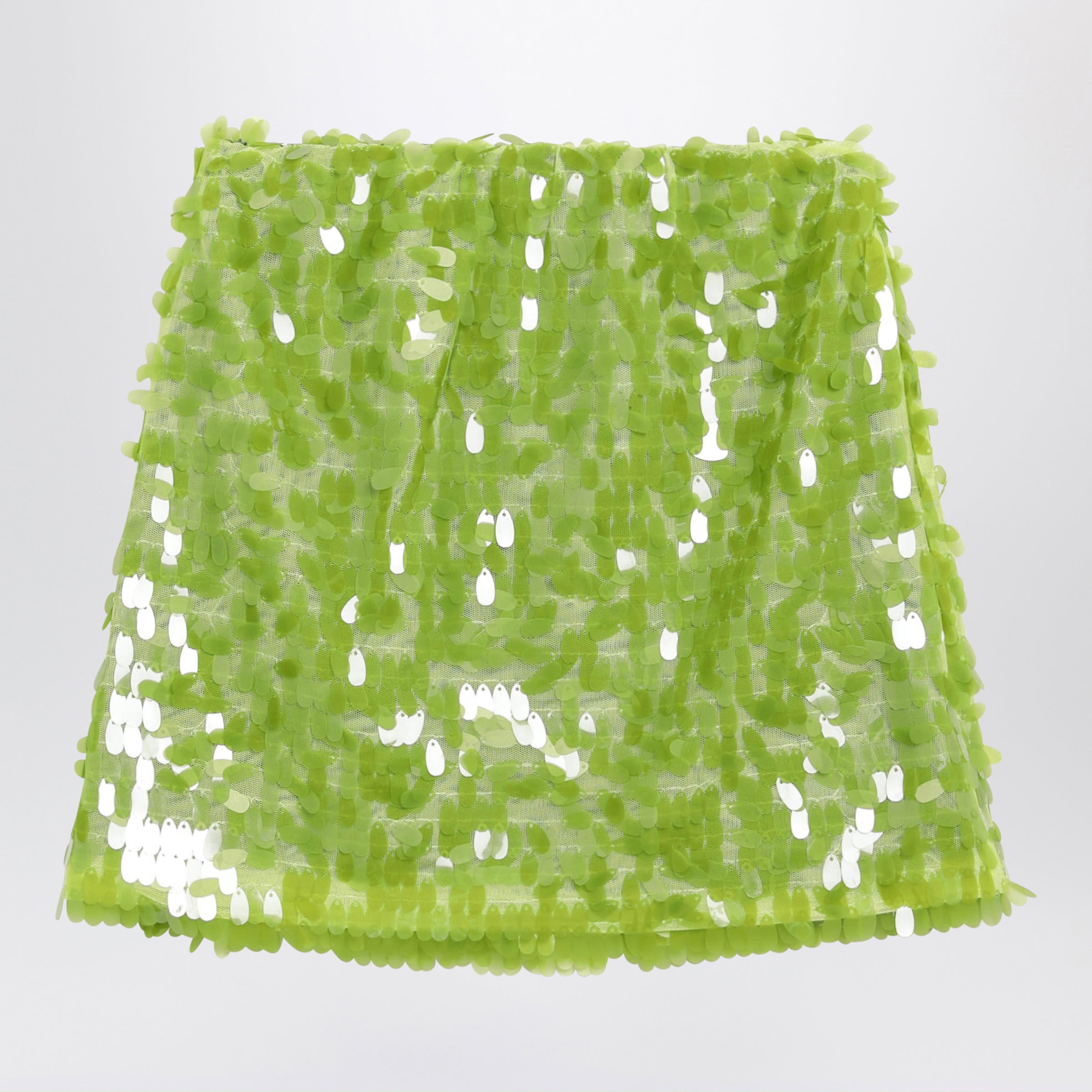 Douuod Lime Sequin Skirt