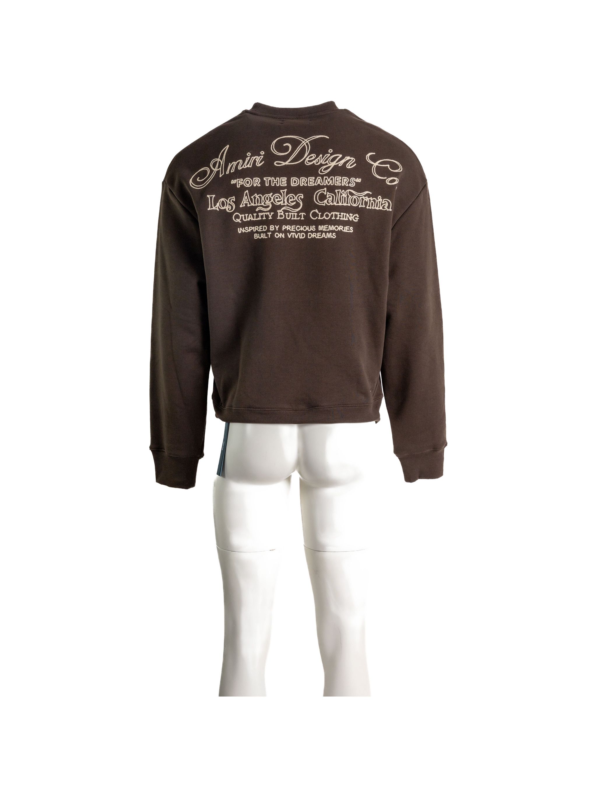 Amiri Dreamers Chain Stitch Crew