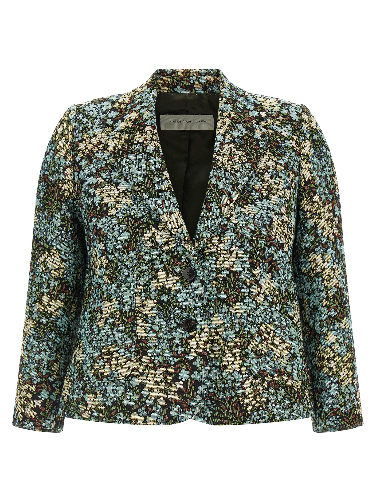 Dries Van Noten 'Bamis' Floral Jacquard Blazer
