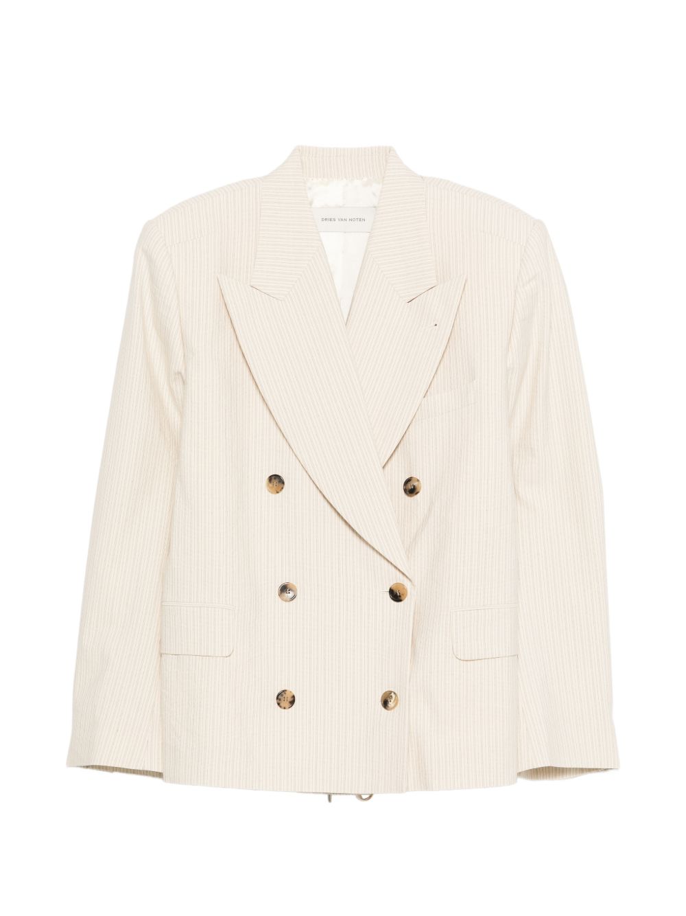 Dries Van Noten Ecru Cotton Jacket