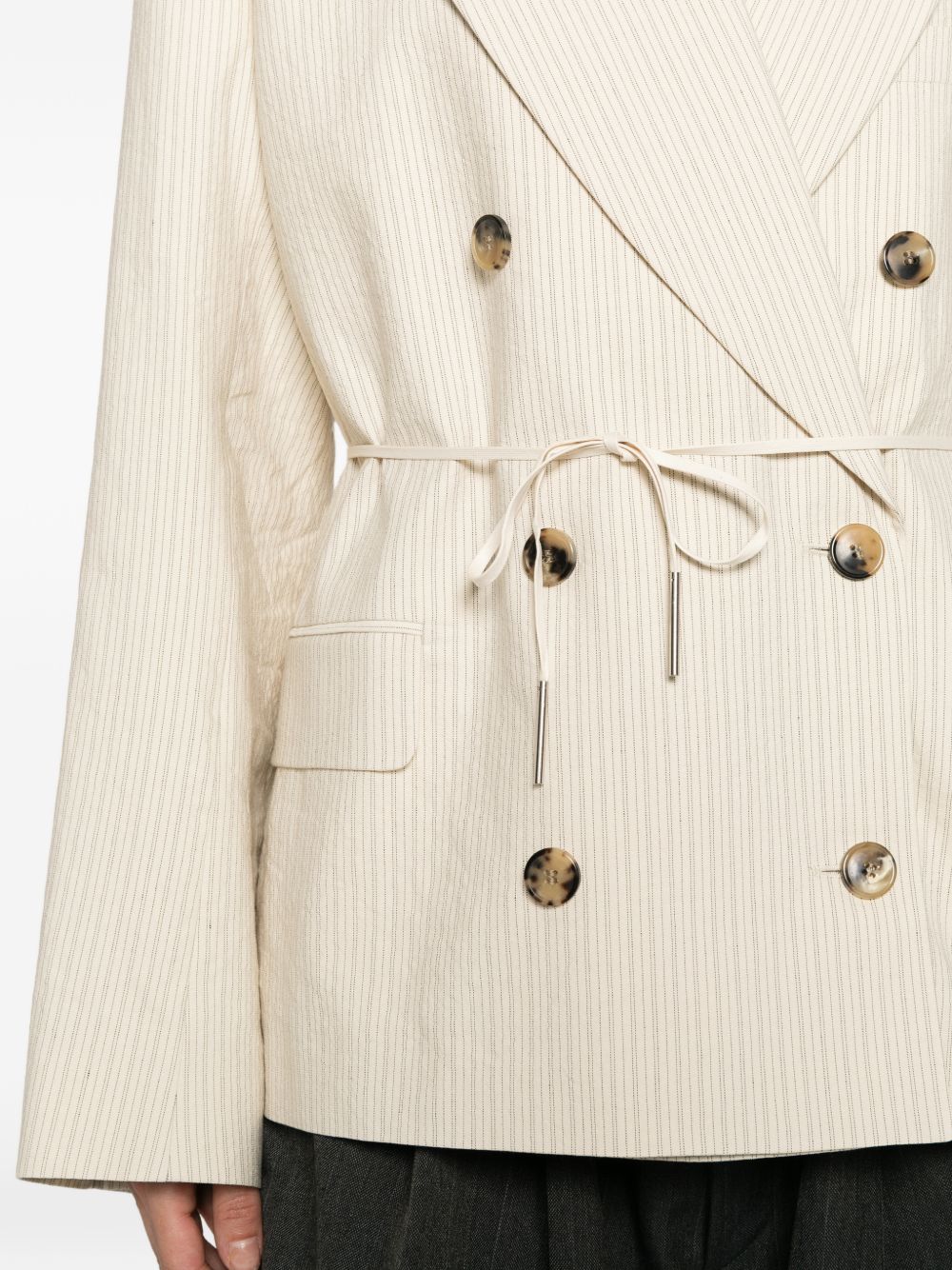 Dries Van Noten Ecru Cotton Jacket