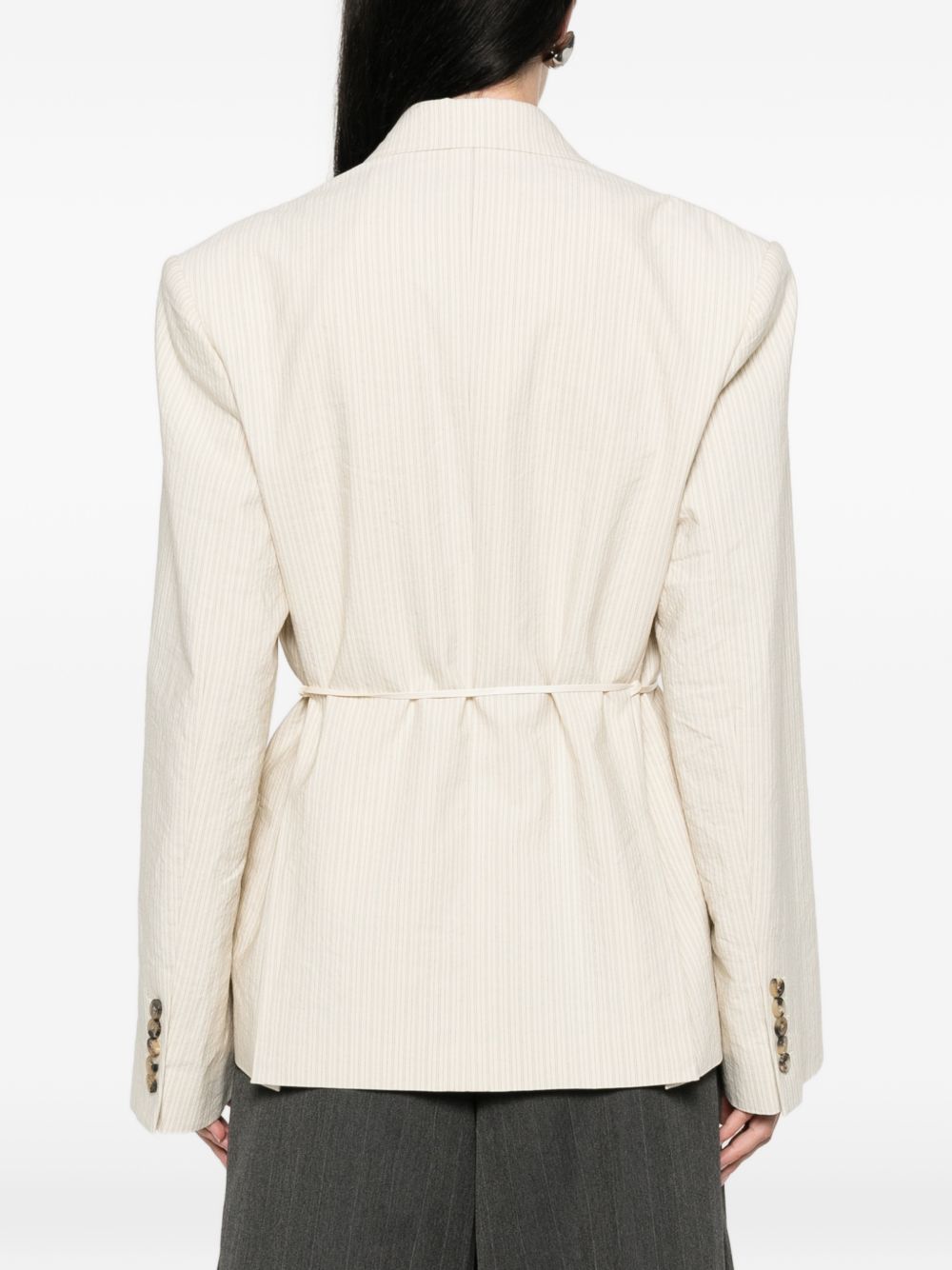 Dries Van Noten Ecru Cotton Jacket