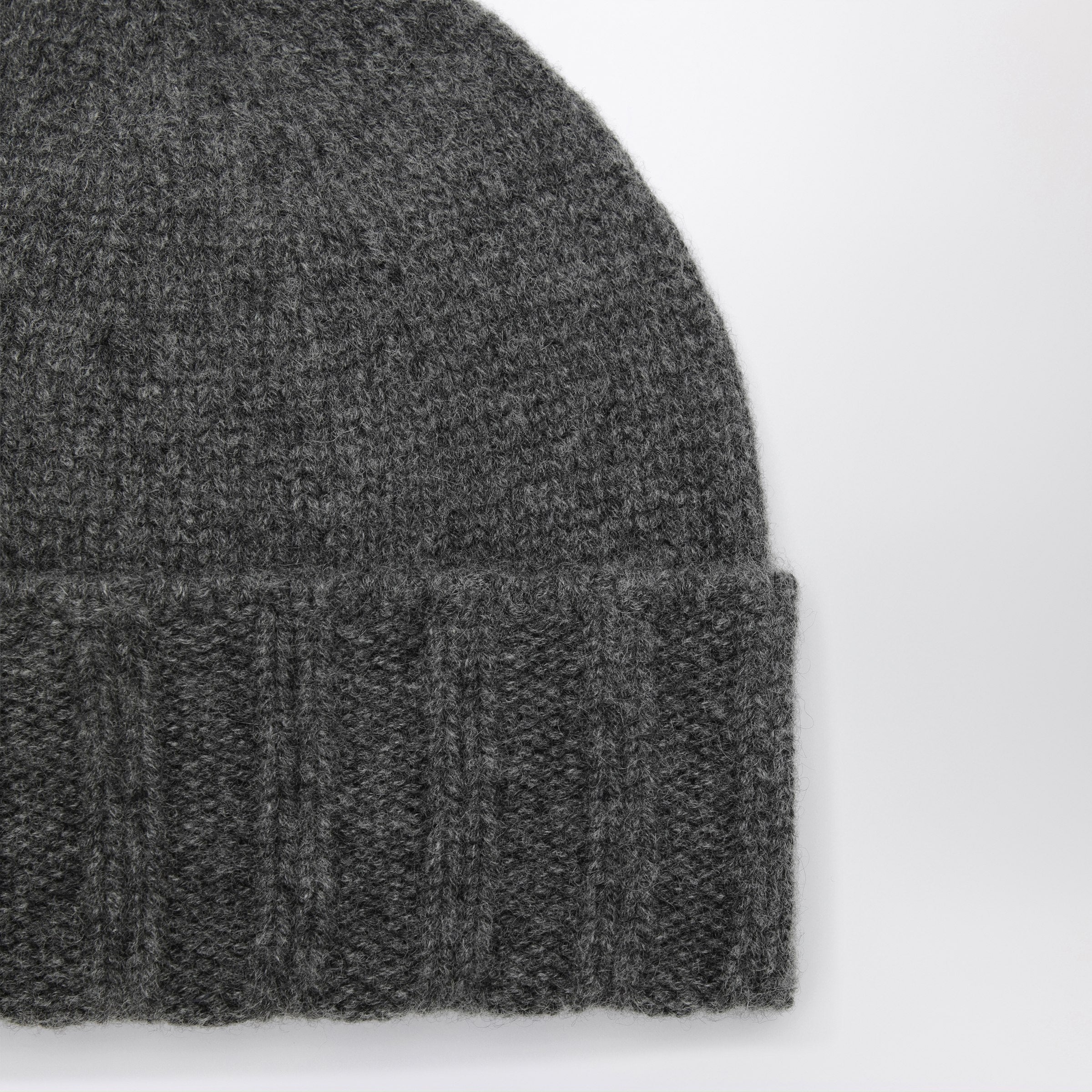 Drumohr Grey Cashmere Beanie