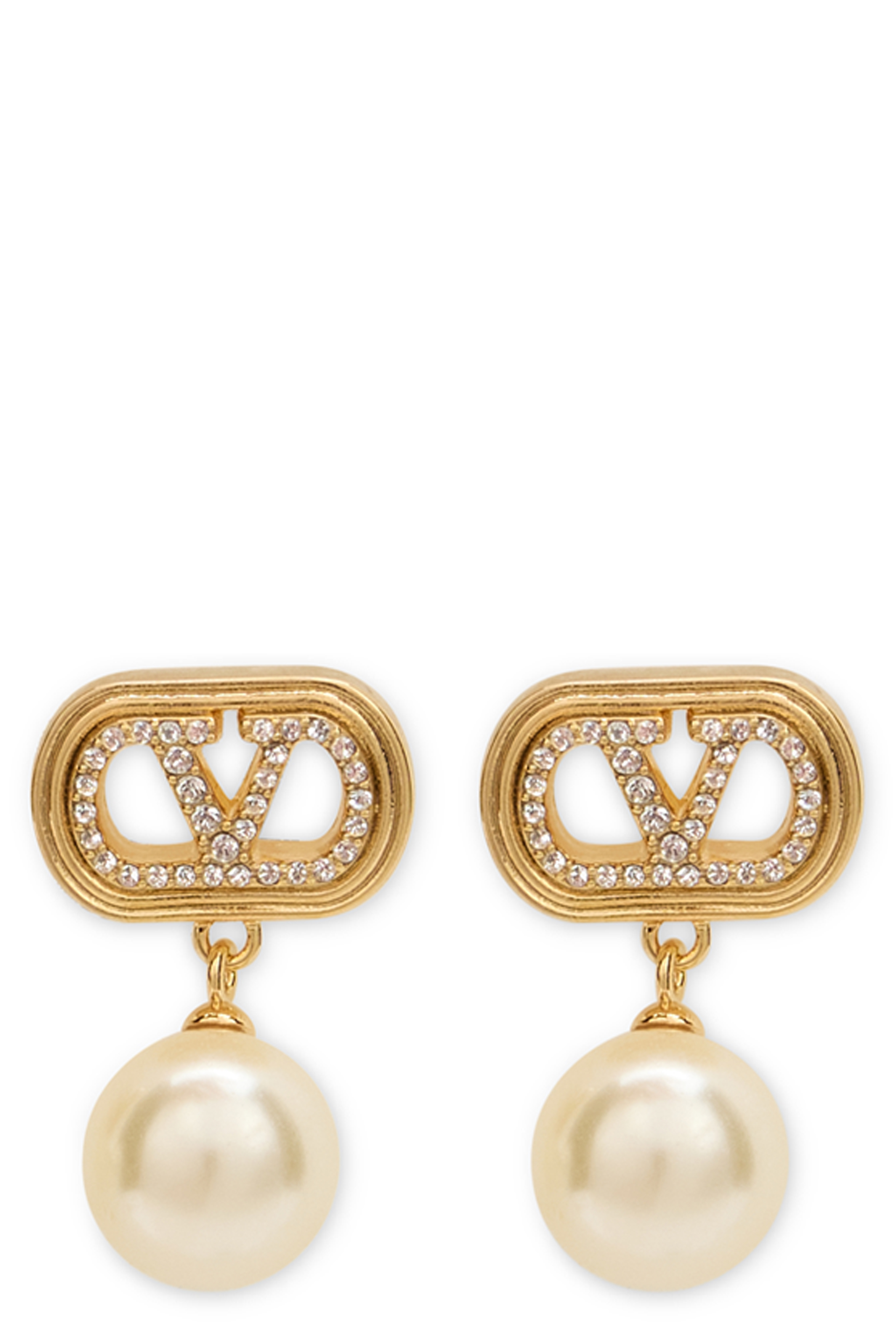 Valentino Garavani Earrings With Pendant Pearl