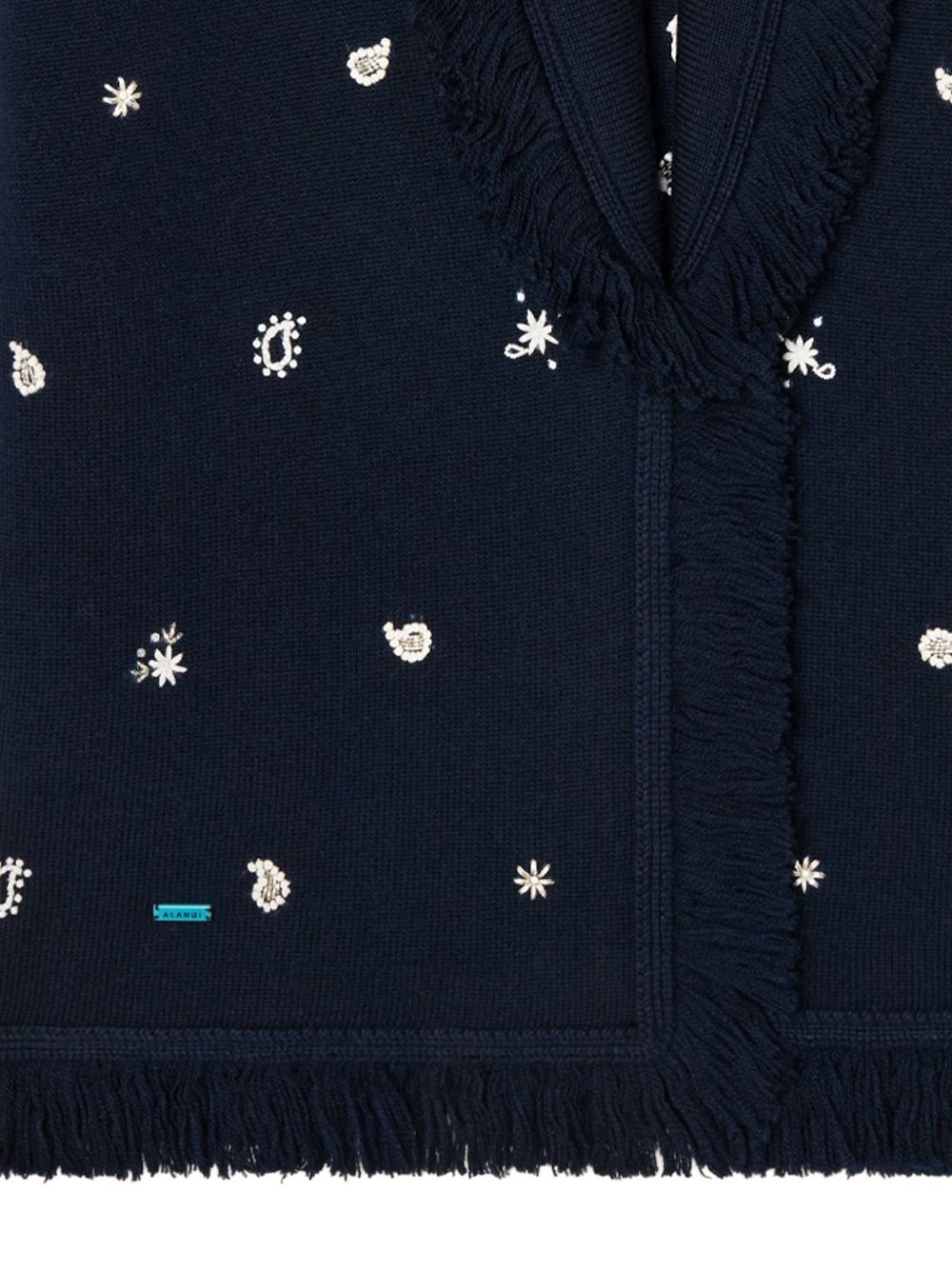 Alanui Echoes Of The Bandana Cashmere Cardigan