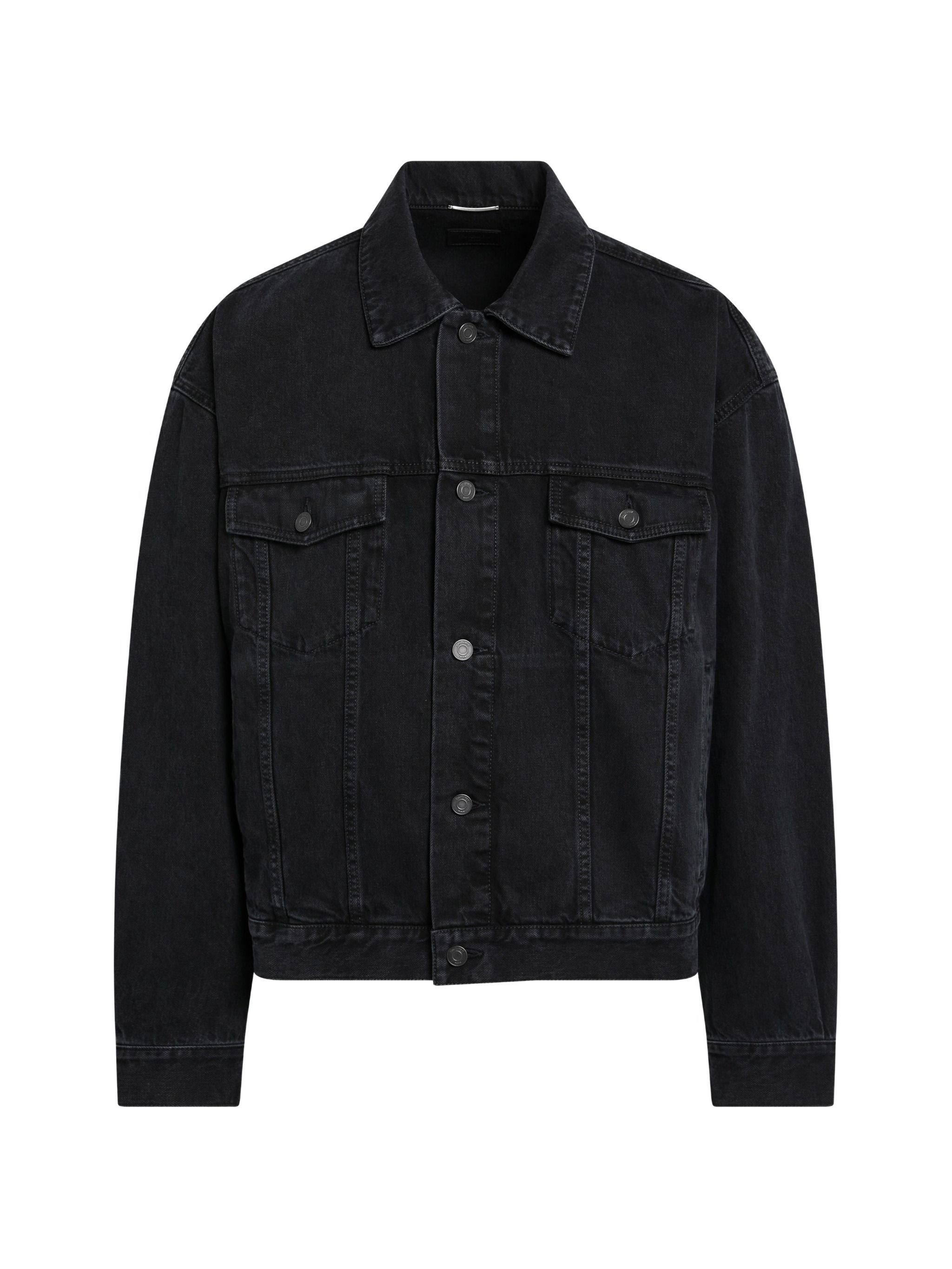 Saint Laurent Elastic Belt Trucker - Bristol Black - 4