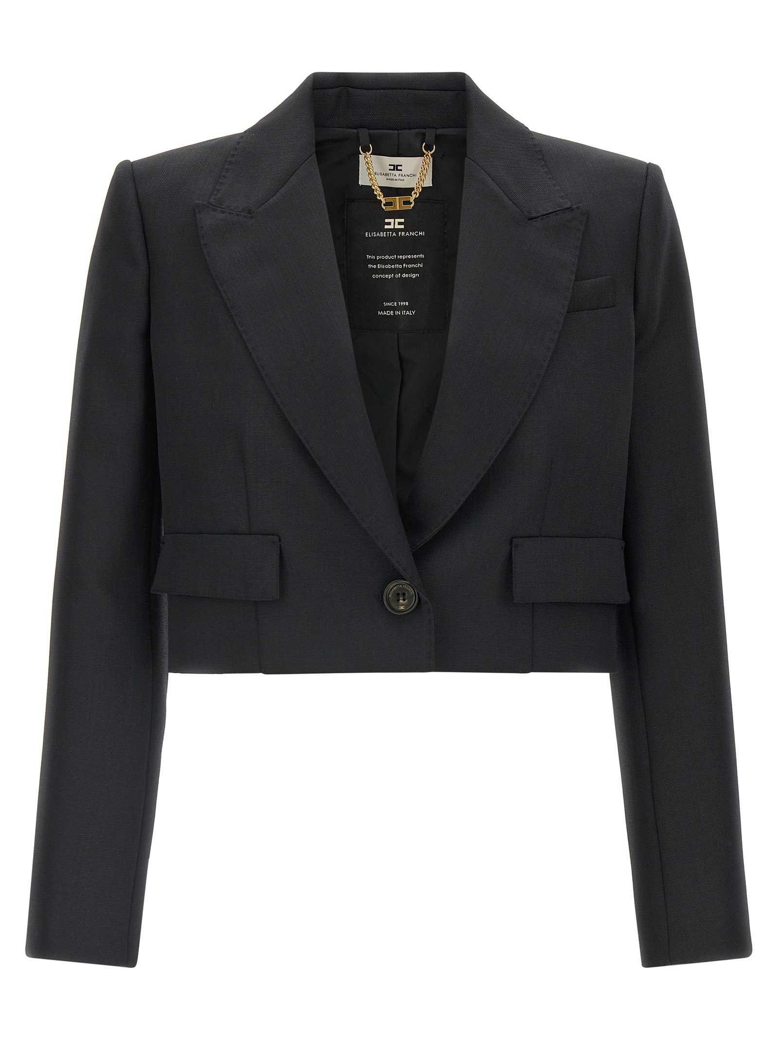 Elisabetta Franchi Cropped Blazer