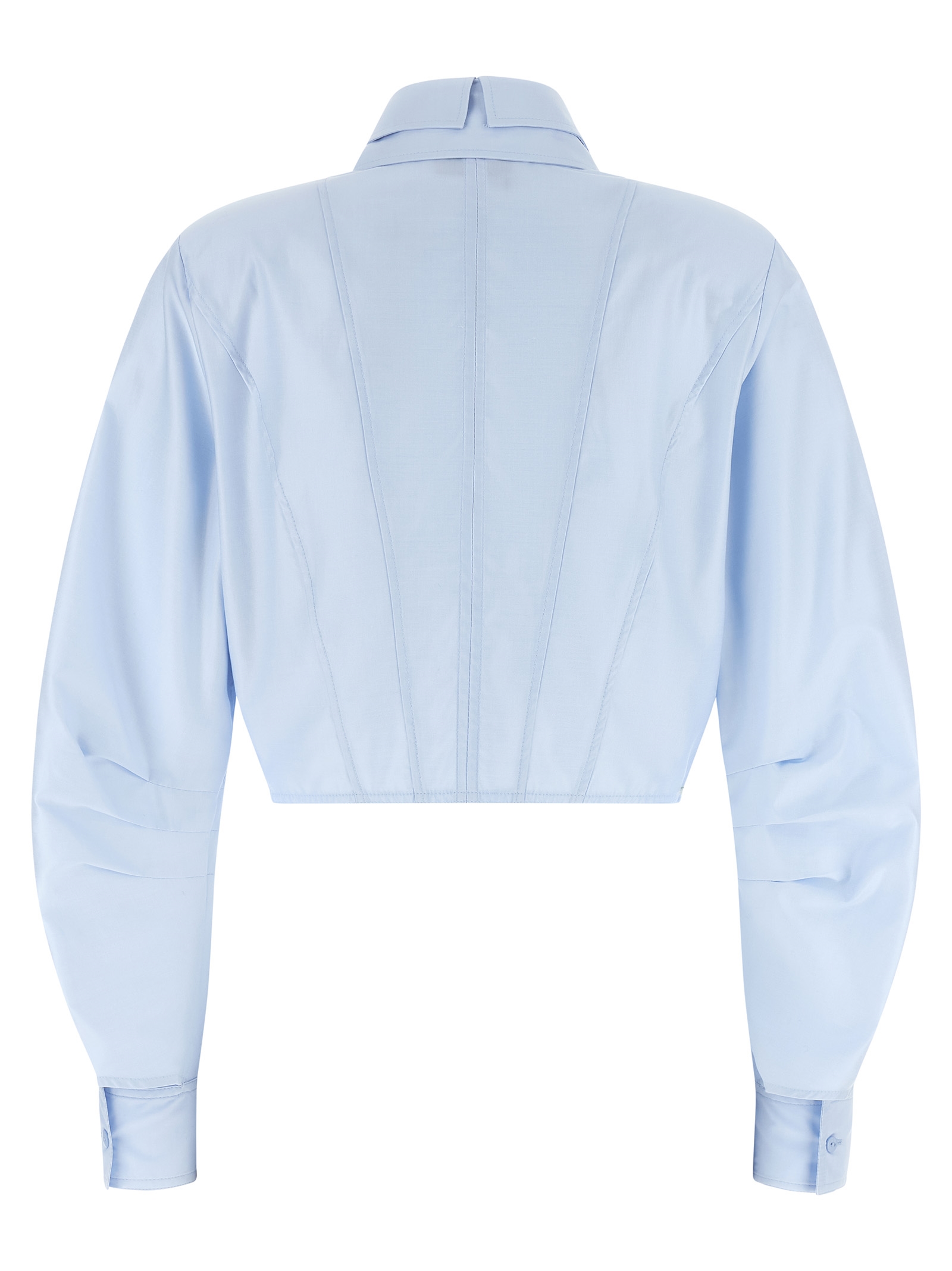 Elisabetta Franchi Cropped Shirt With Charms