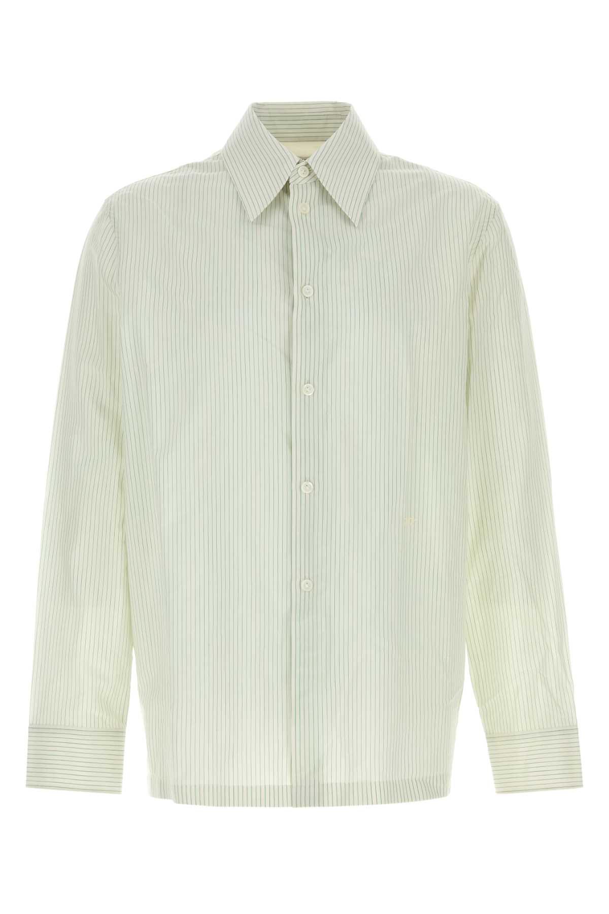 Bottega Veneta Embroidered Cotton Blend Shirt