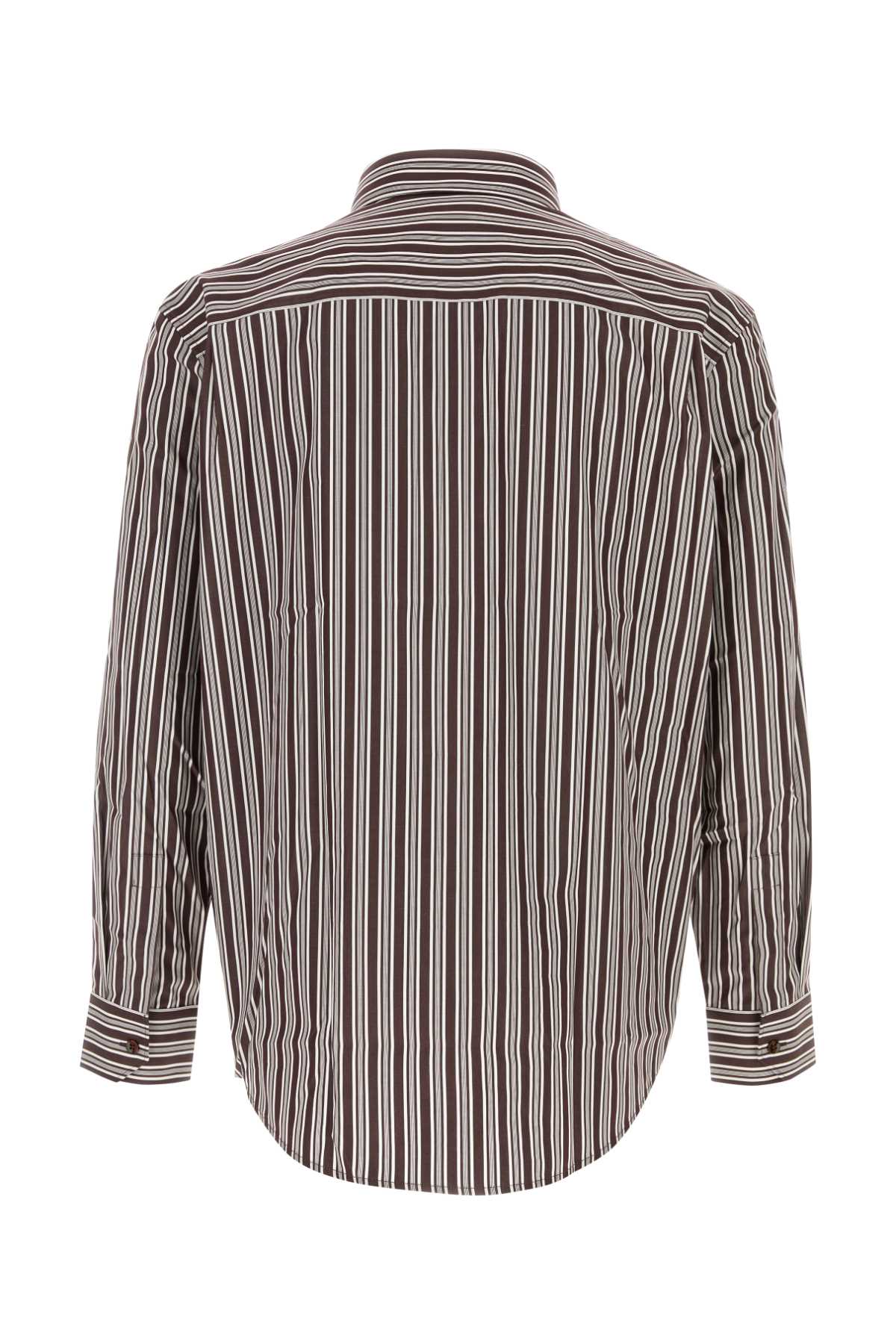 Saint Laurent Embroidered Poplin Shirt